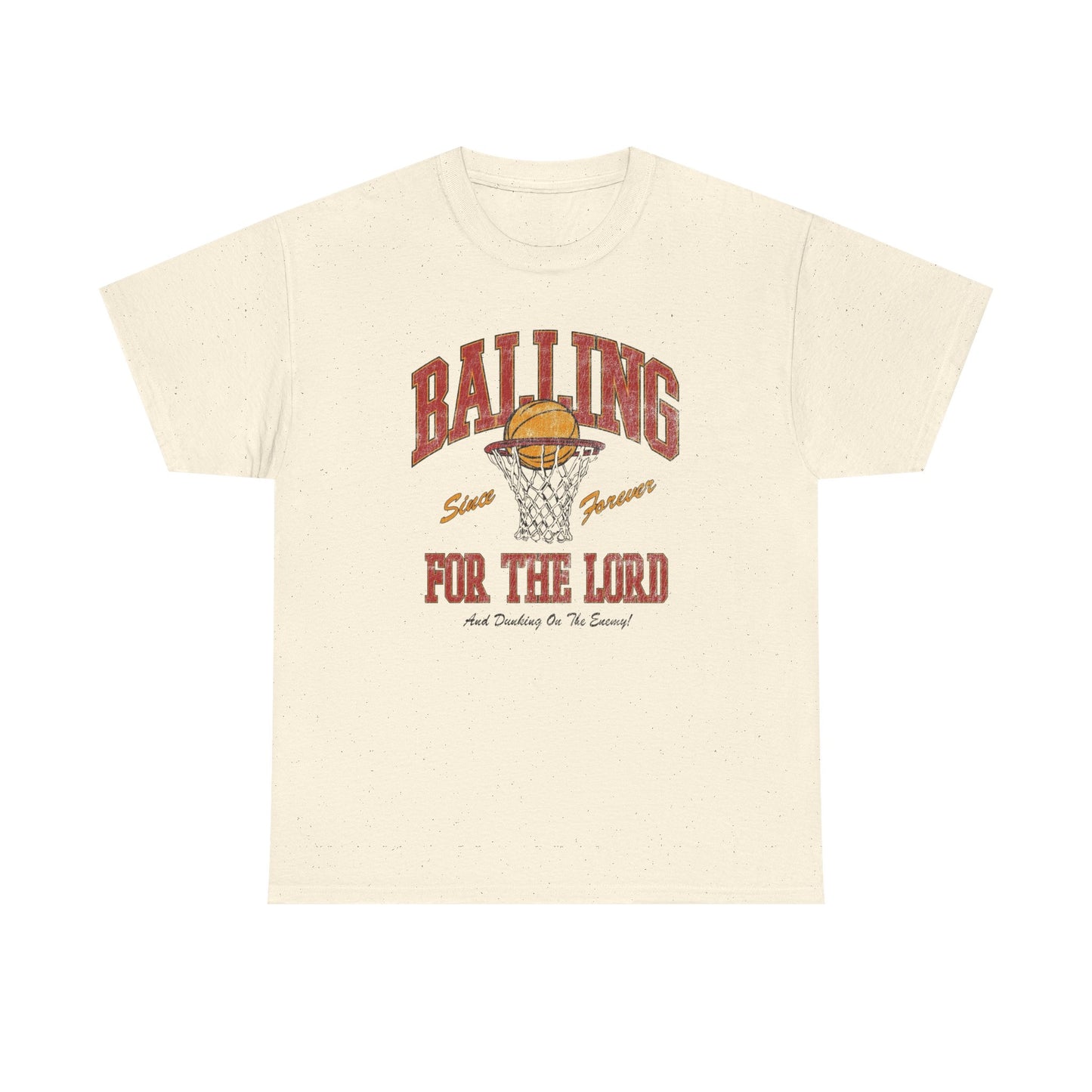 Balling For The Lord Graphic T Shirt ADULT NEW