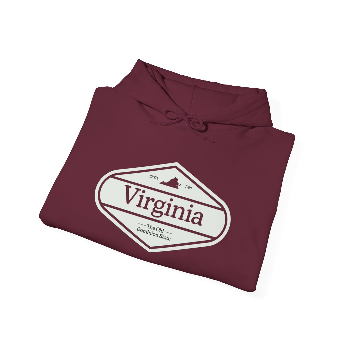 Virginia State Hoodie NEW ADULT Unisex Hooded Sweatshirt