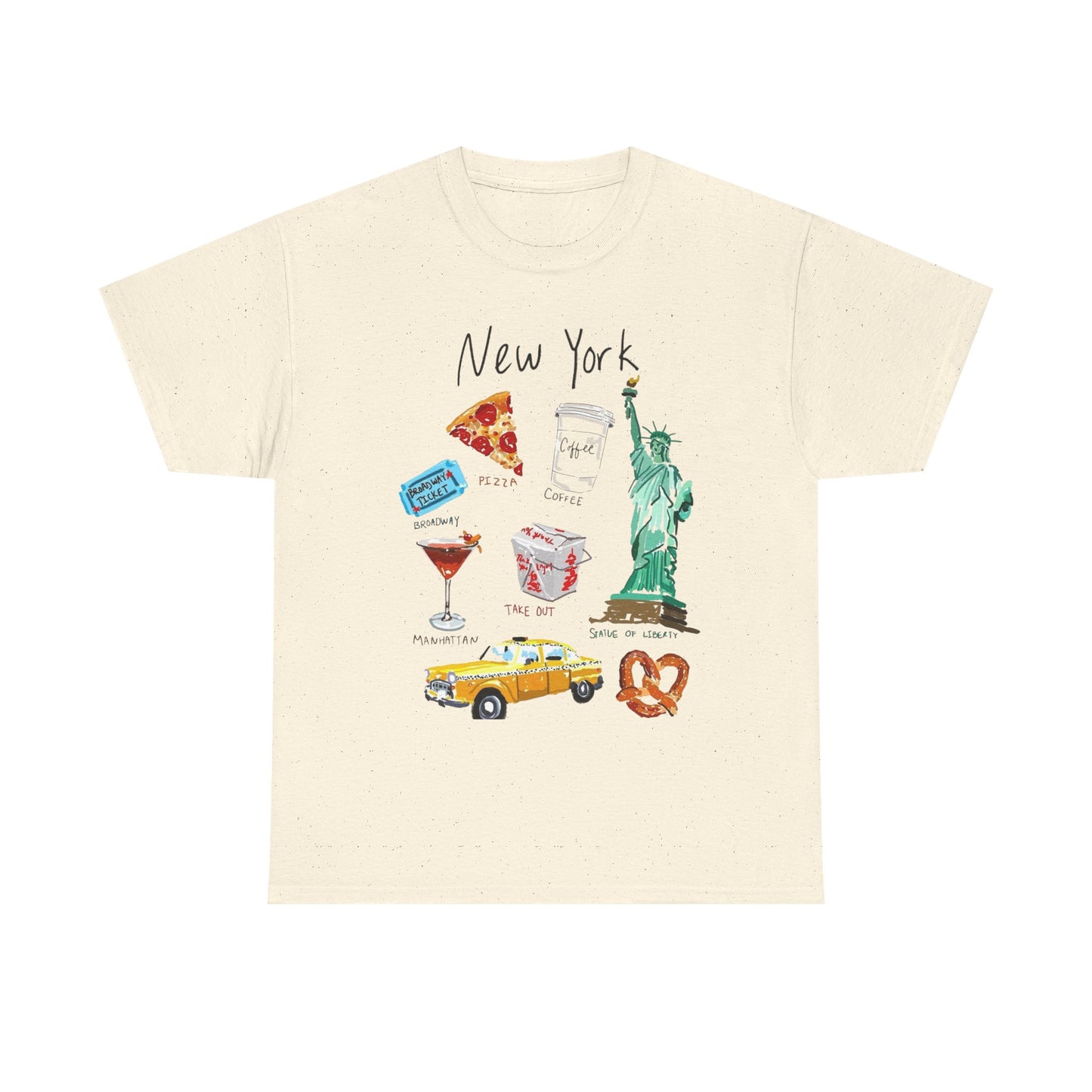 New York City Classics Graphic T Shirt Unisex NEW Heavy Cotton Tee