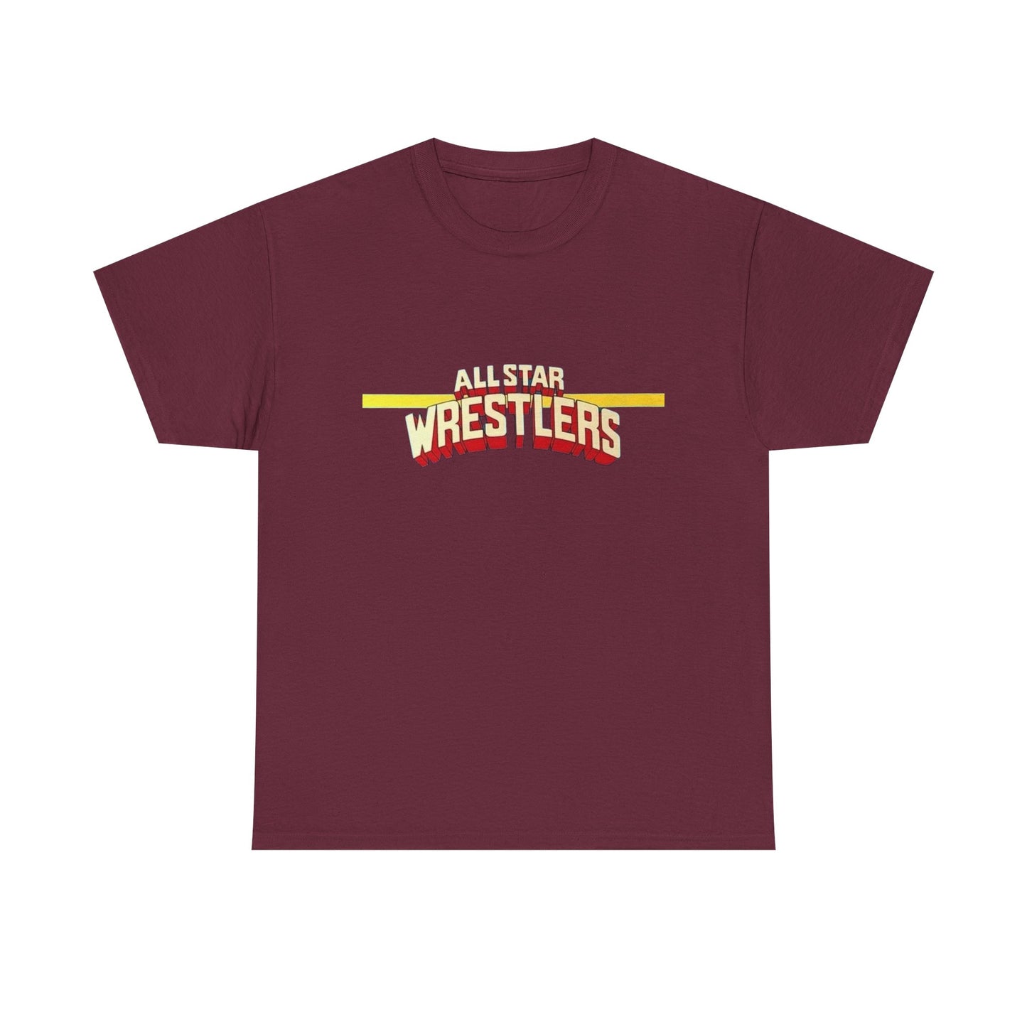 All Star Wrestlers Vintage Graphic T-Shirt Unisex Heavy Cotton Tee Gift NEW