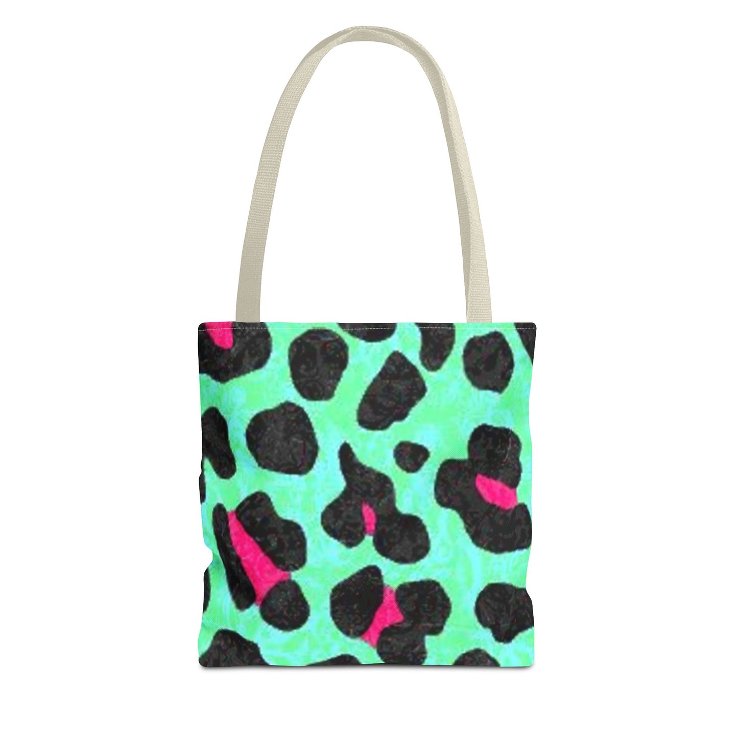 Green And Pink Cheetah Print BRAND NEW Purse, Pocketbook,Travel Tote Bag