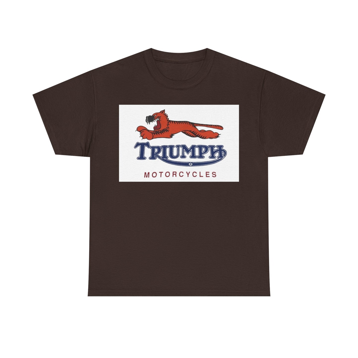 Triumph T-shirt vintage motorcycles nostalgia Tiger Unisex Heavy Cotton Tee