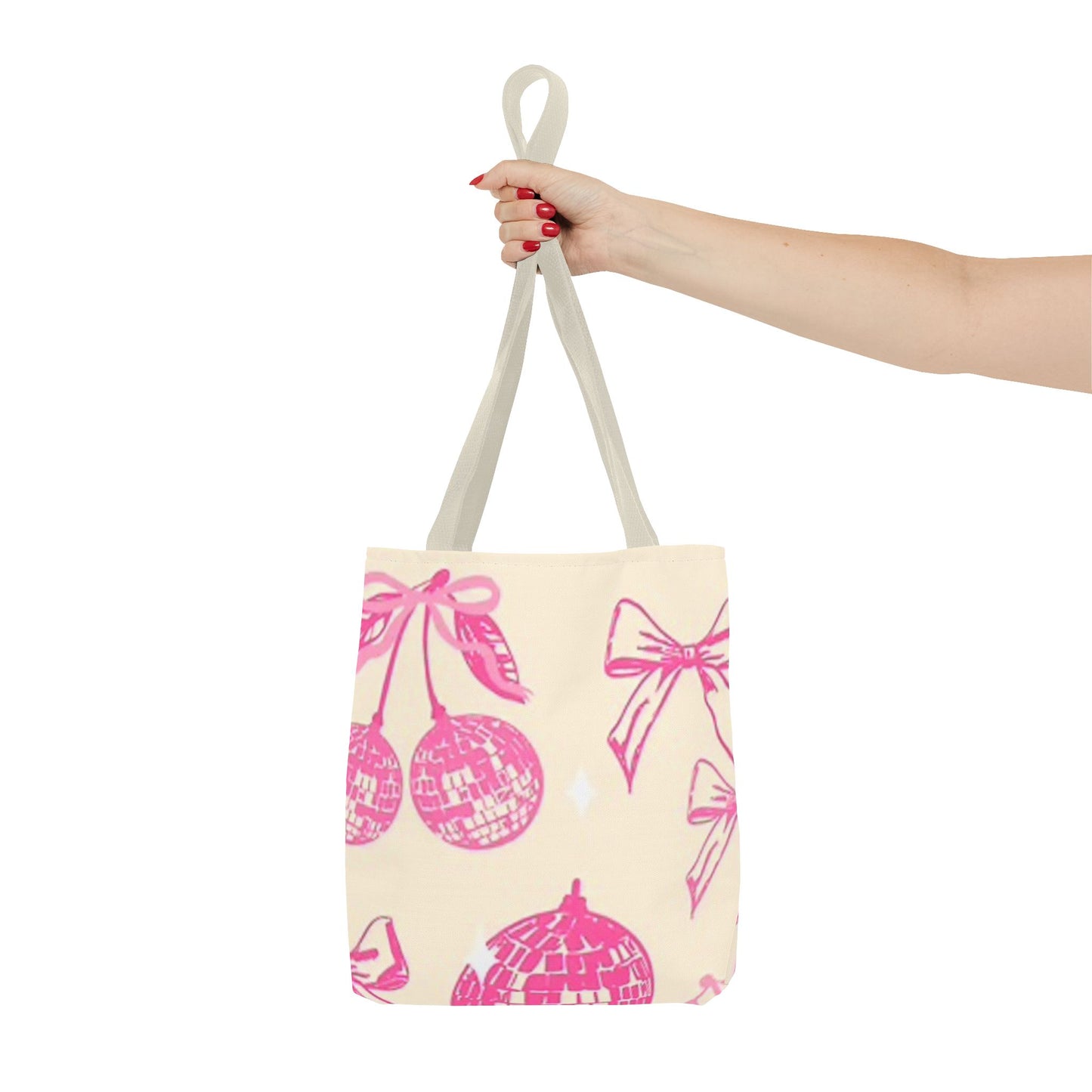 Pink And Cream Bows Brand NEW Tote Bag (AOP)