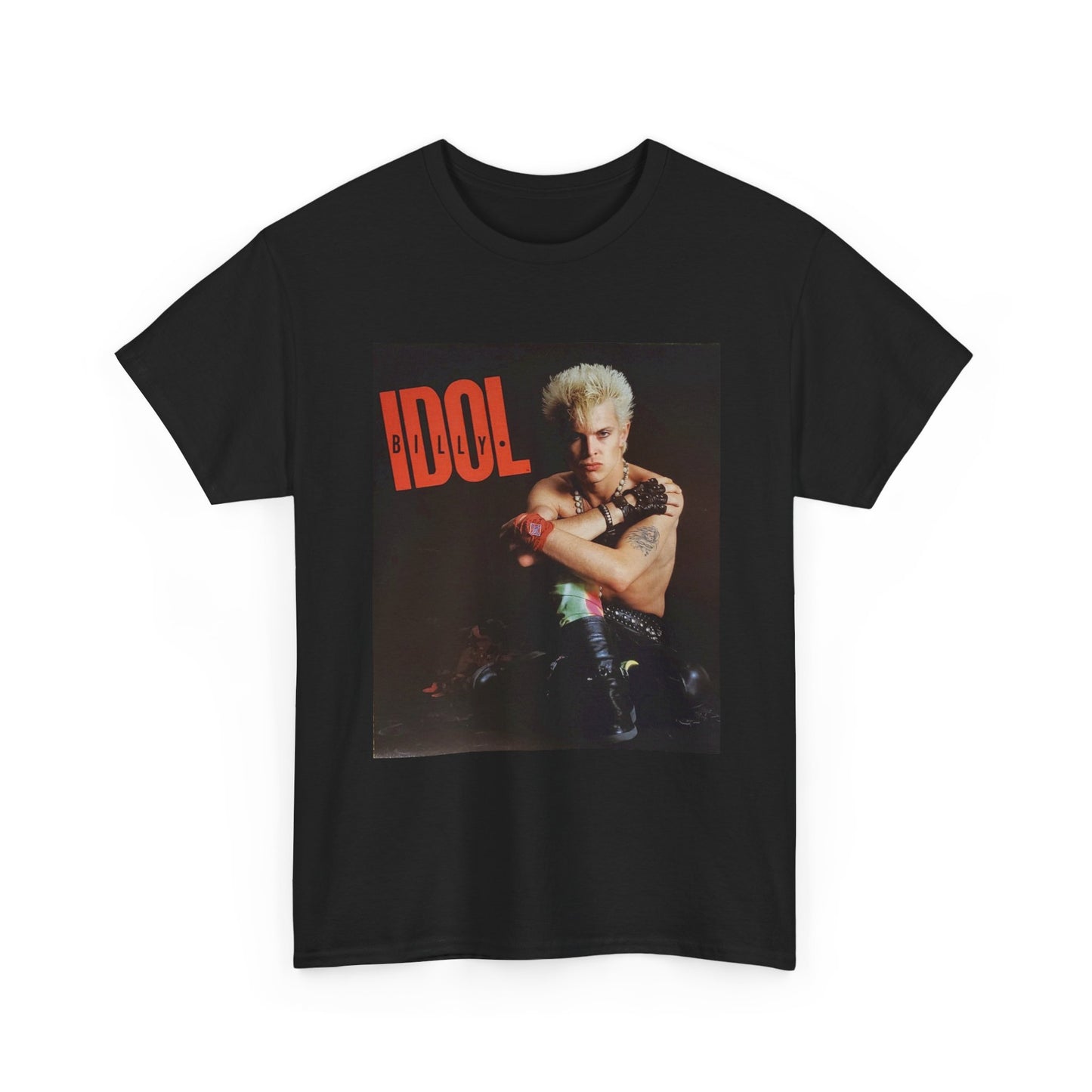 Billy Idol Tshirt Retro Rebel Yell Rock Star New!! Unisex Heavy Cotton Tee