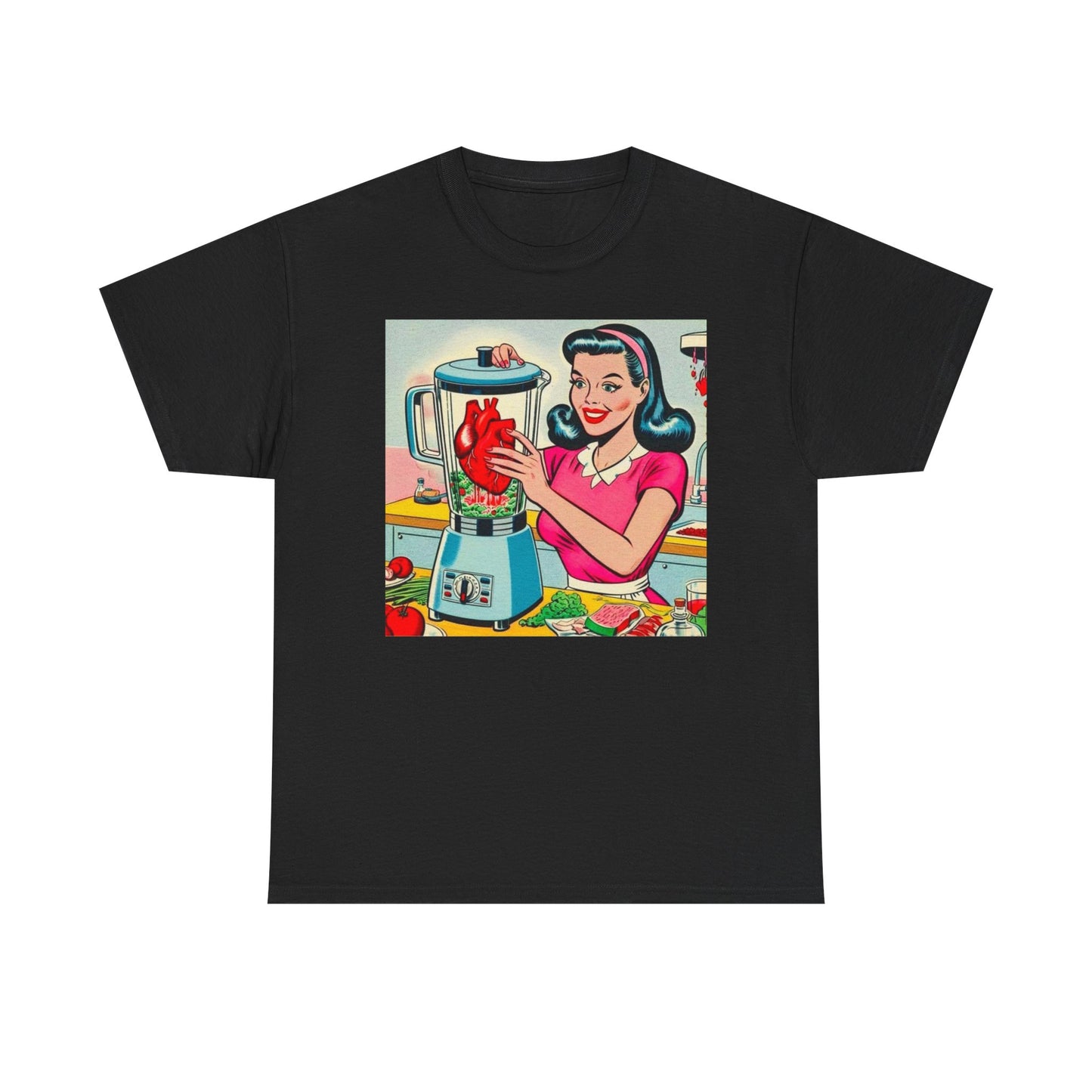 Heartbreaker Woman Art Graphic T Shirt Unisex Heavy Cotton Tee