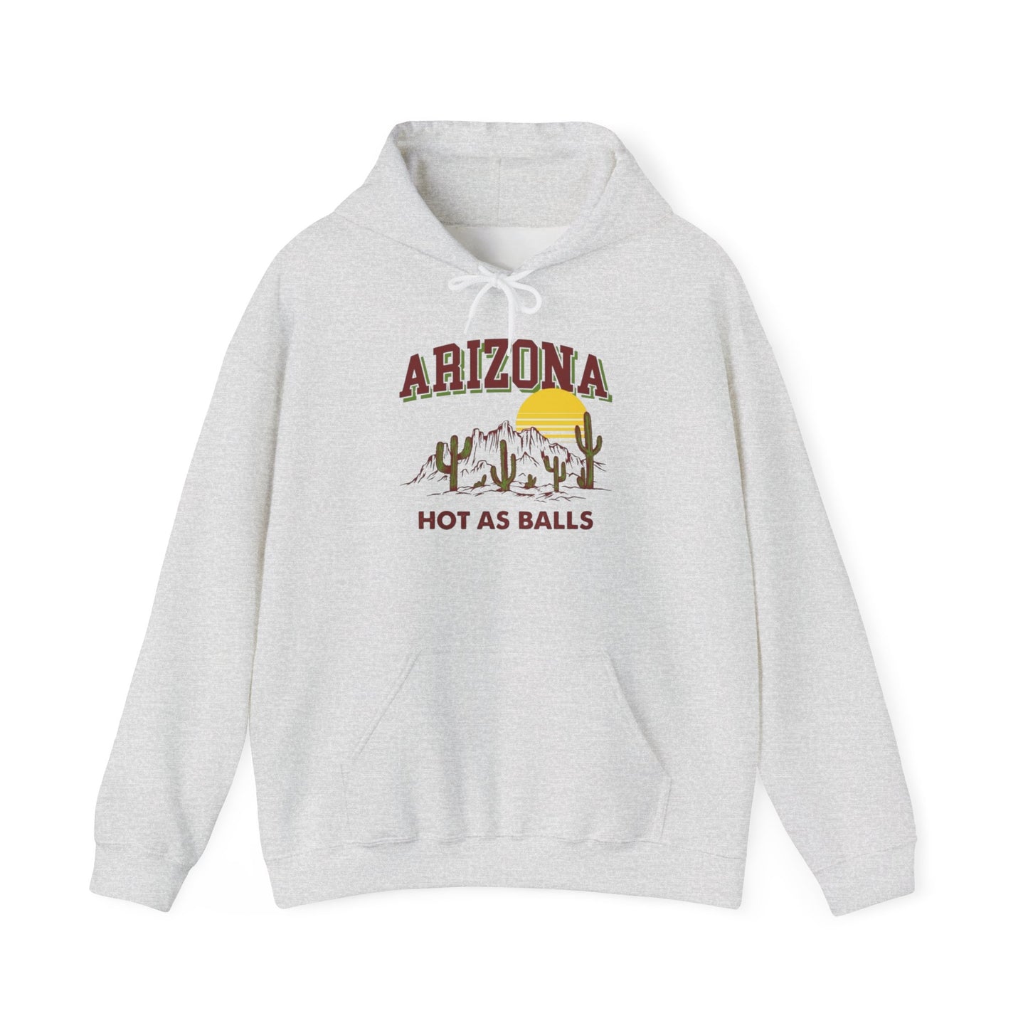 Arizona Hot As Balls Graphic Hoodie ADULT Unisex Heavy Blend™ Hooded Sweatshirt
