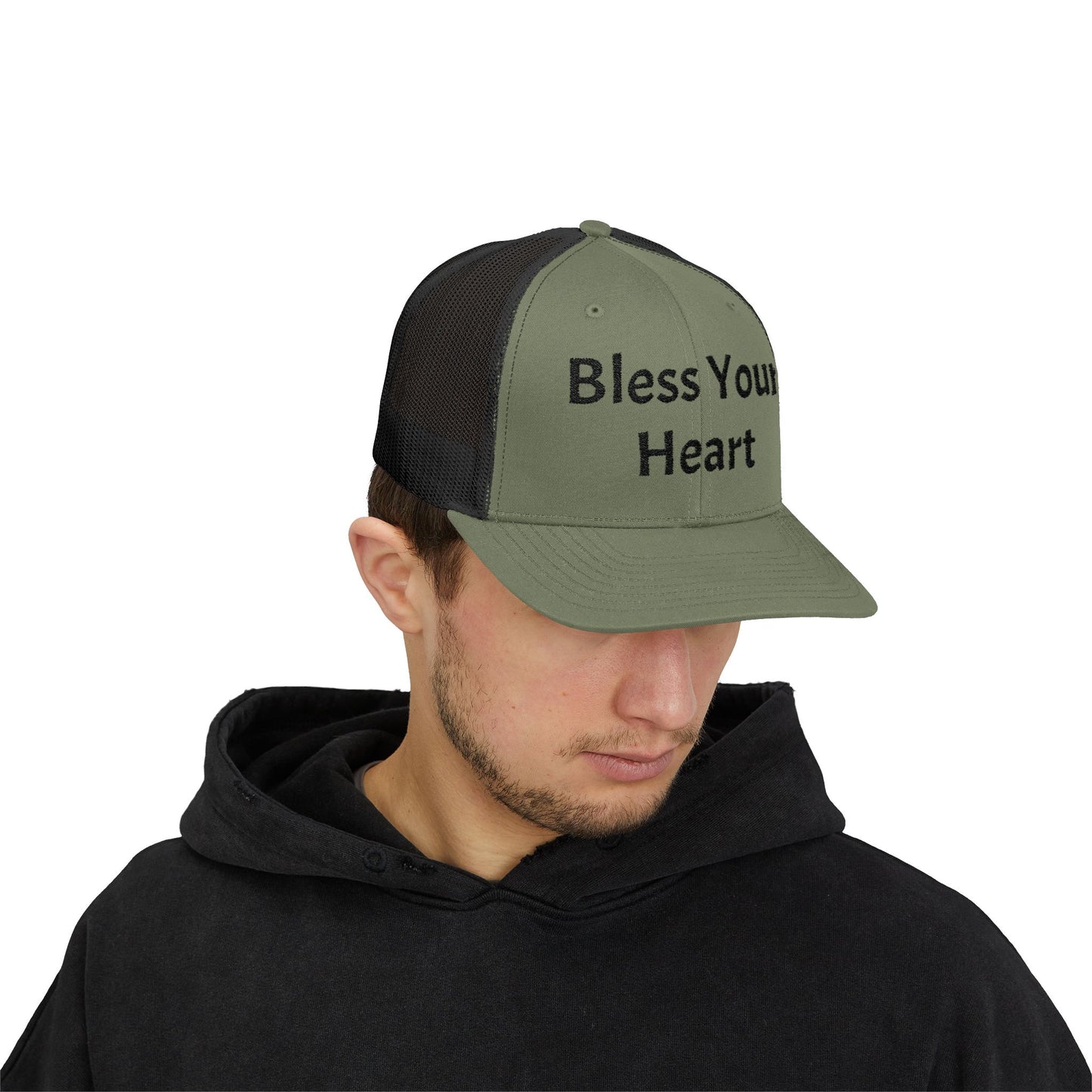 Bless Your Heart Hat Southern Charm Funny Snapback Trucker Cap
