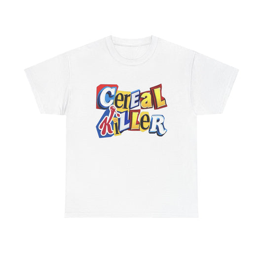 Cereal Killer Funny Graphic T Shirt NEW Adult Regular Sizing Tee