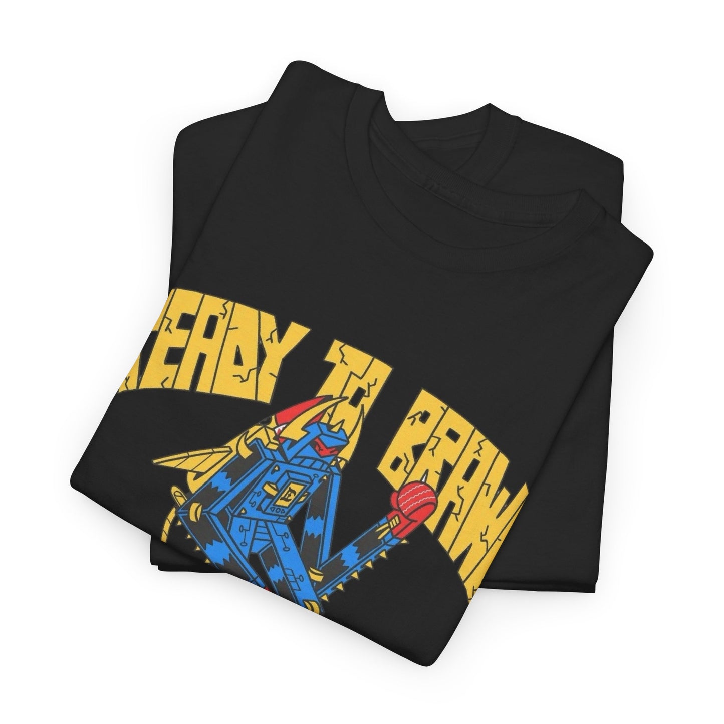 Ready To Brawl Vintage 90's Kids Graphic T Shirt Unisex Heavy Cotton Tee