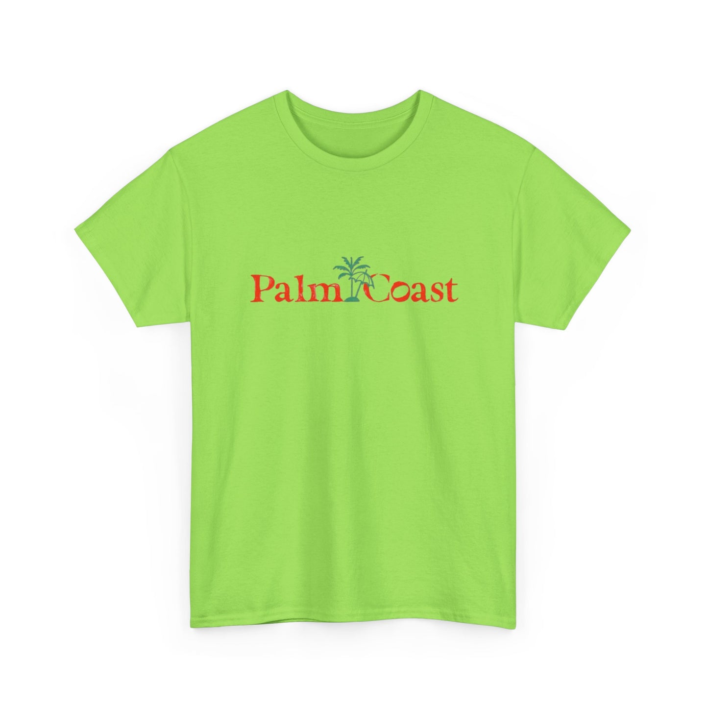 Palm Coast Graphic T Shirt NEW Adult Unisex Heavy Cotton Tee