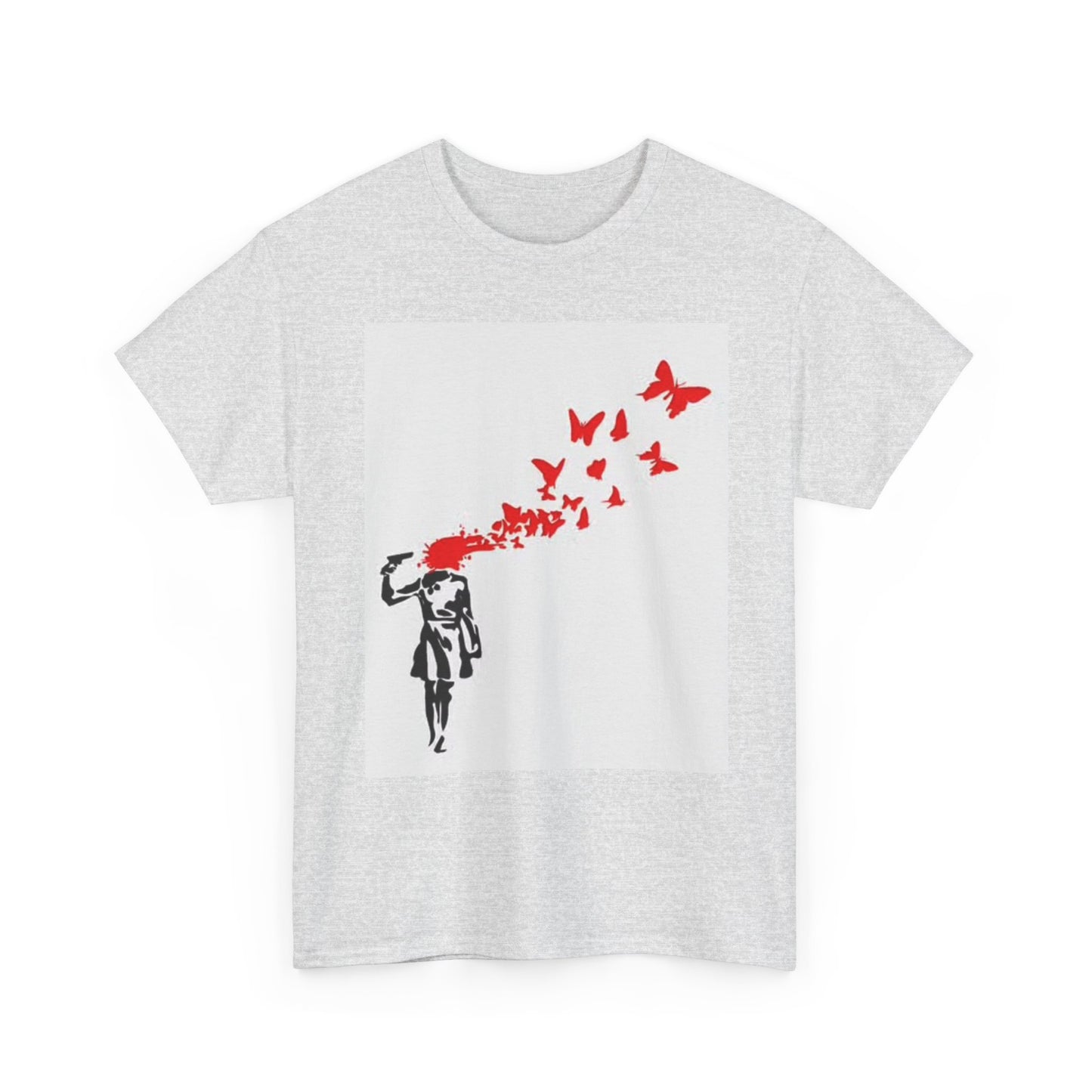 Banksy Graphic Art T Shirt Vintage Poster Unisex Heavy Cotton Tee