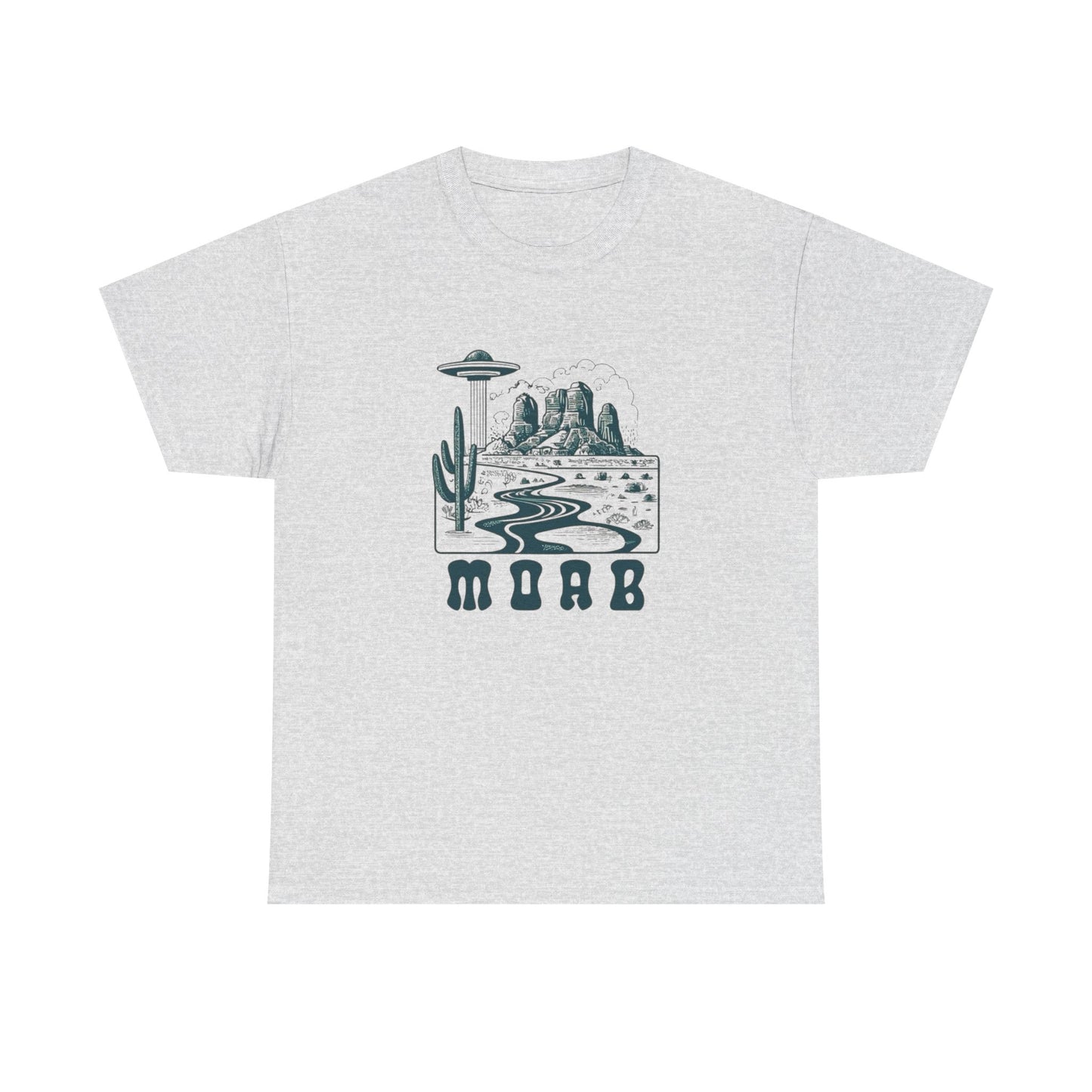 MOAB Outdoors Camping Western Graphic T Shirt Unisex Heavy Cotton Tee