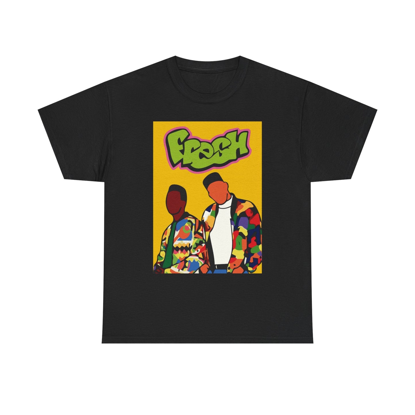 The fresh Prince Of Bel Air Tshirt Cartoon Poster Tv Unisex Heavy Cotton Tee