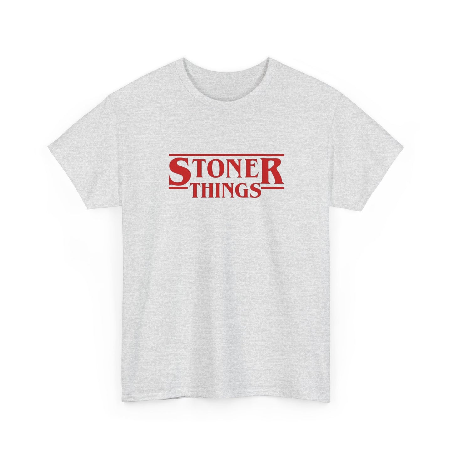 Stoner Things Funny Weed Graphic T Shirt Unisex Heavy Cotton Tee BRAND NEW