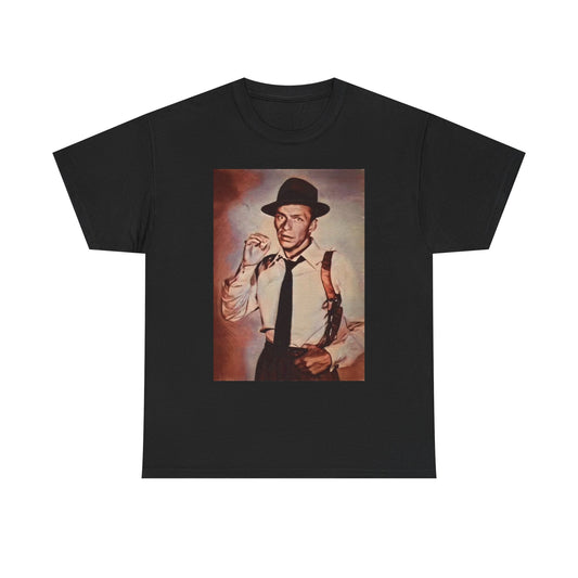 frank Sinatra Graphic T Shirt Vintage Retro New York 70s Unisex Heavy Cotton Tee