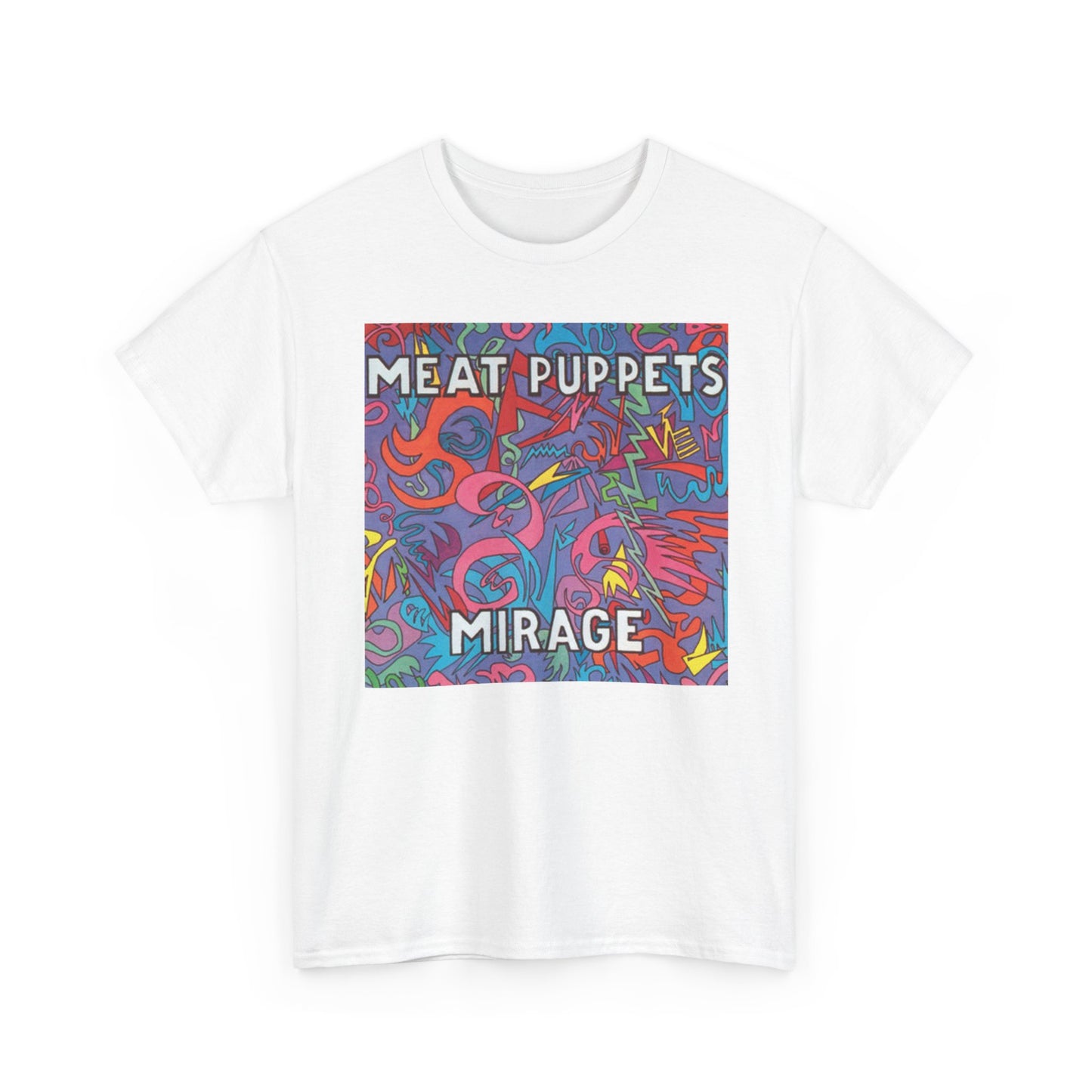 Meat Puppets Mirage Graphic T Shirt Unisex Heavy Cotton Tee BRAND NEW