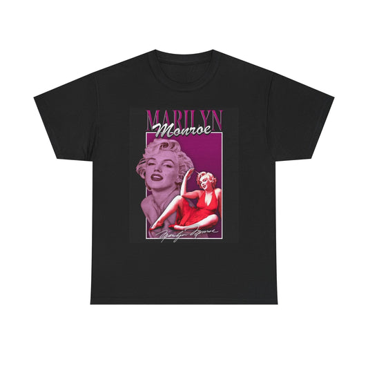 Marilyn Monroe Graphic T Shirt Vintage Photo Retro Model Unisex Heavy Cotton Tee