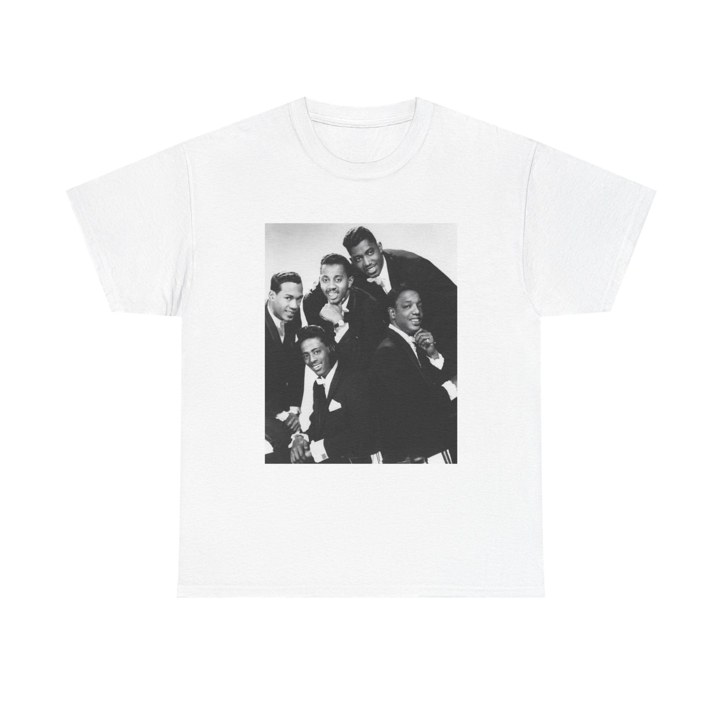The Temptations Tshirt Album Cover Vintage Concert Graphic Unisex Heavy Cotton