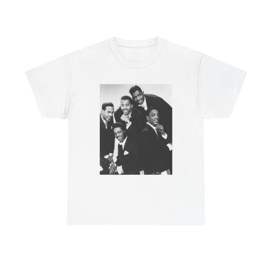 The Temptations Tshirt Album Cover Vintage Concert Graphic Unisex Heavy Cotton