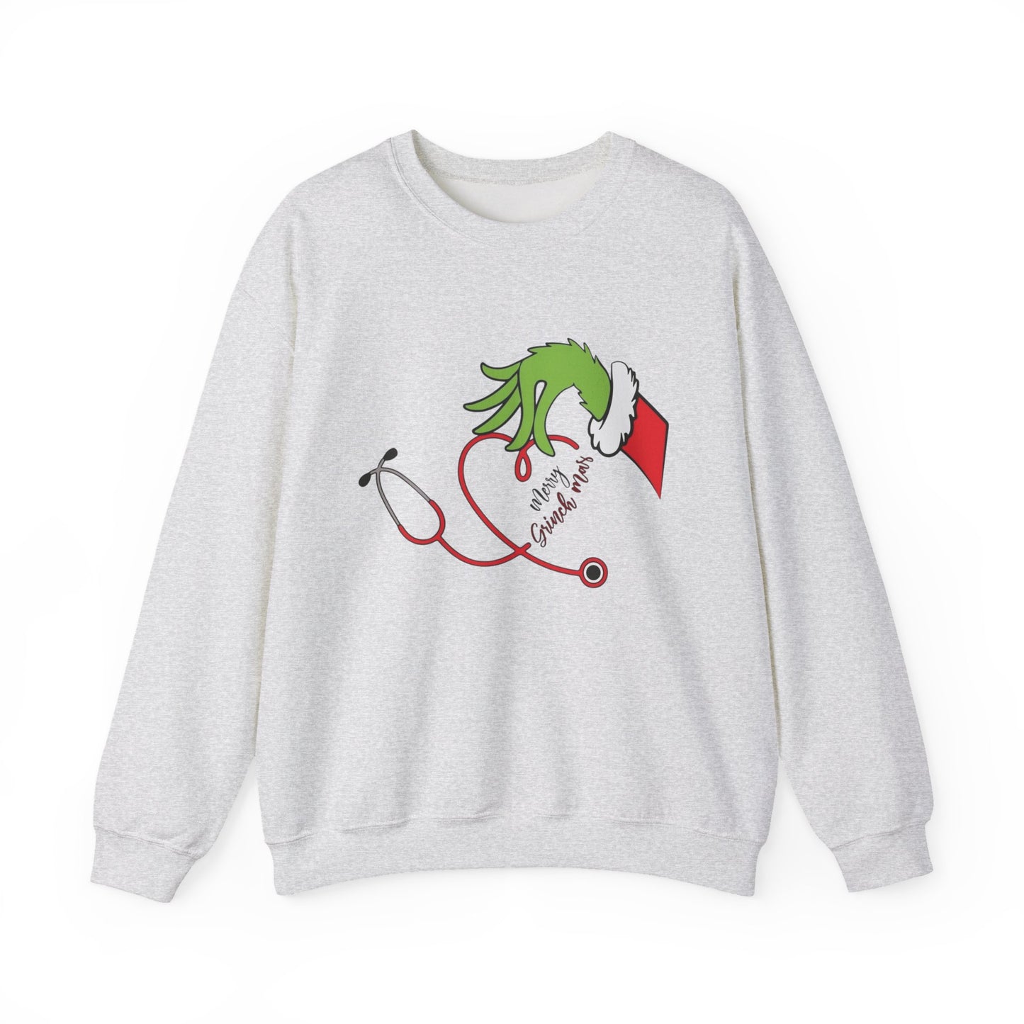 The Grinch Graphic Nurse Doctor Sweater NEW Heavy Blend™ Crewneck Sweatshirt