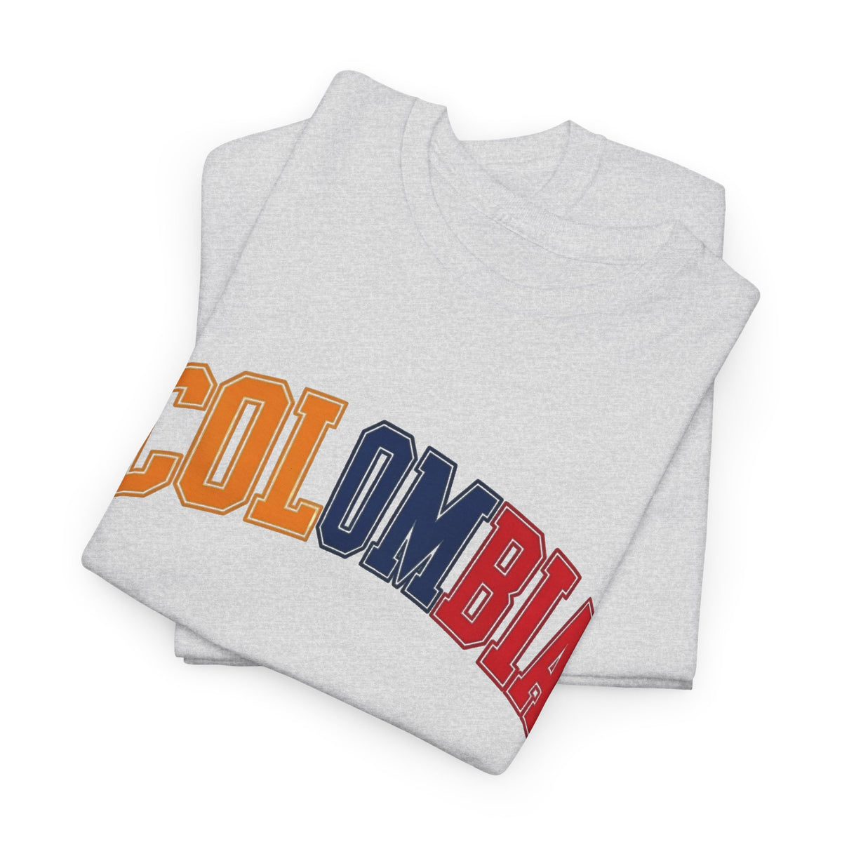 Colombia Graphic T Shirt Men's Classic Travel NEW Heavy Cotton Tee