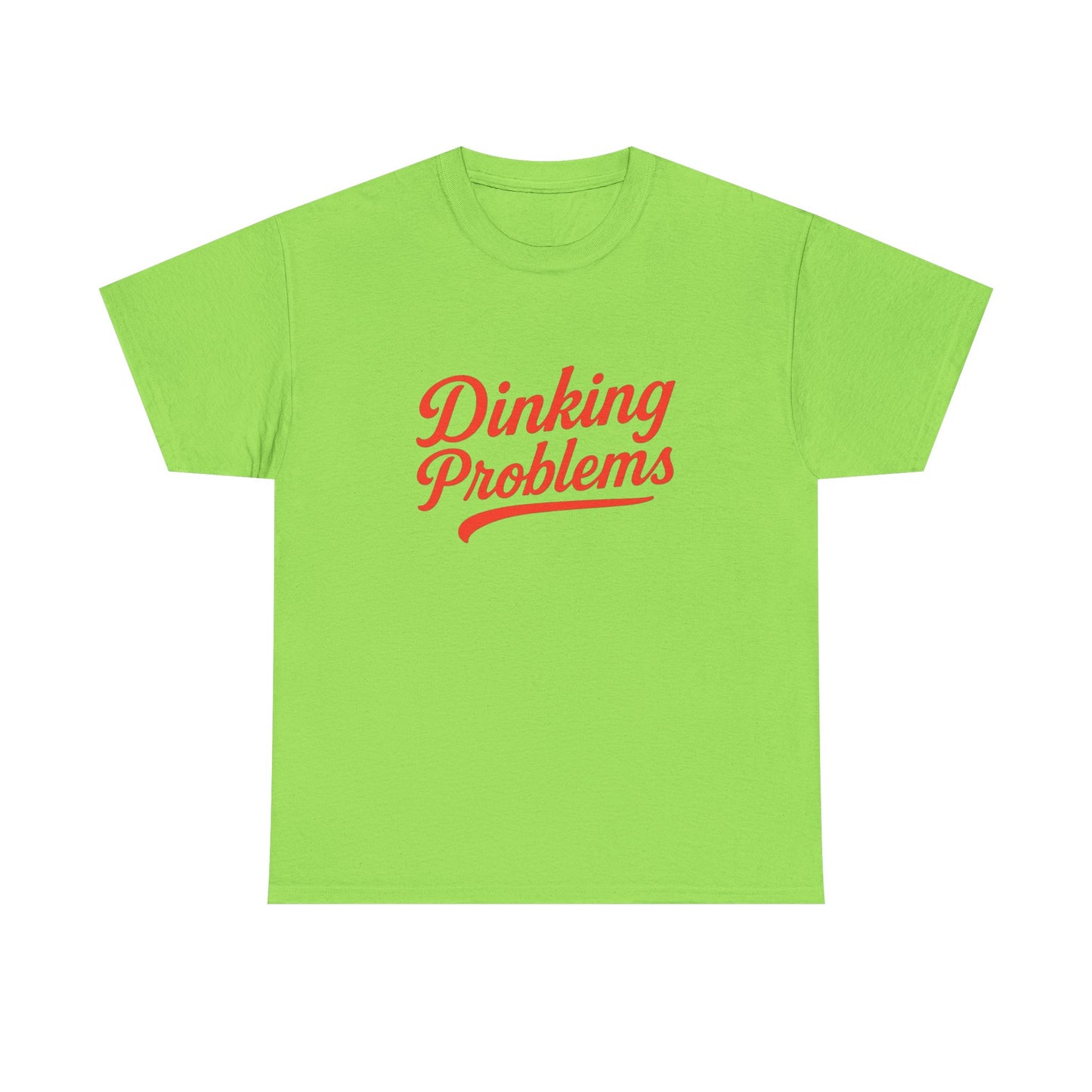 Pickle Ball Dinkin Problems Graphic T Shirt Heavy Cotton Tee NEW ADULT UNISEX