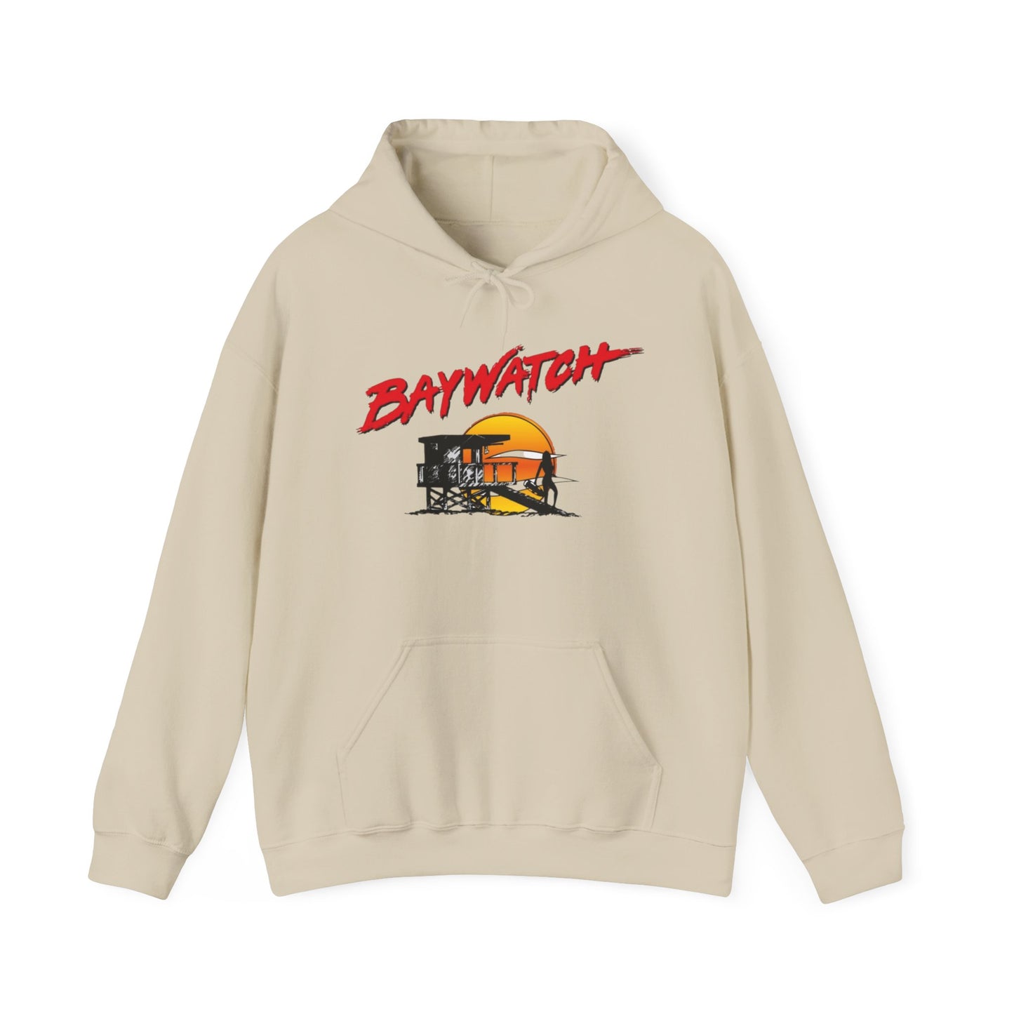 Baywatch Vintage Hoodie Tv 90s Unisex Heavy Blend™ Hooded Sweatshirt Gift