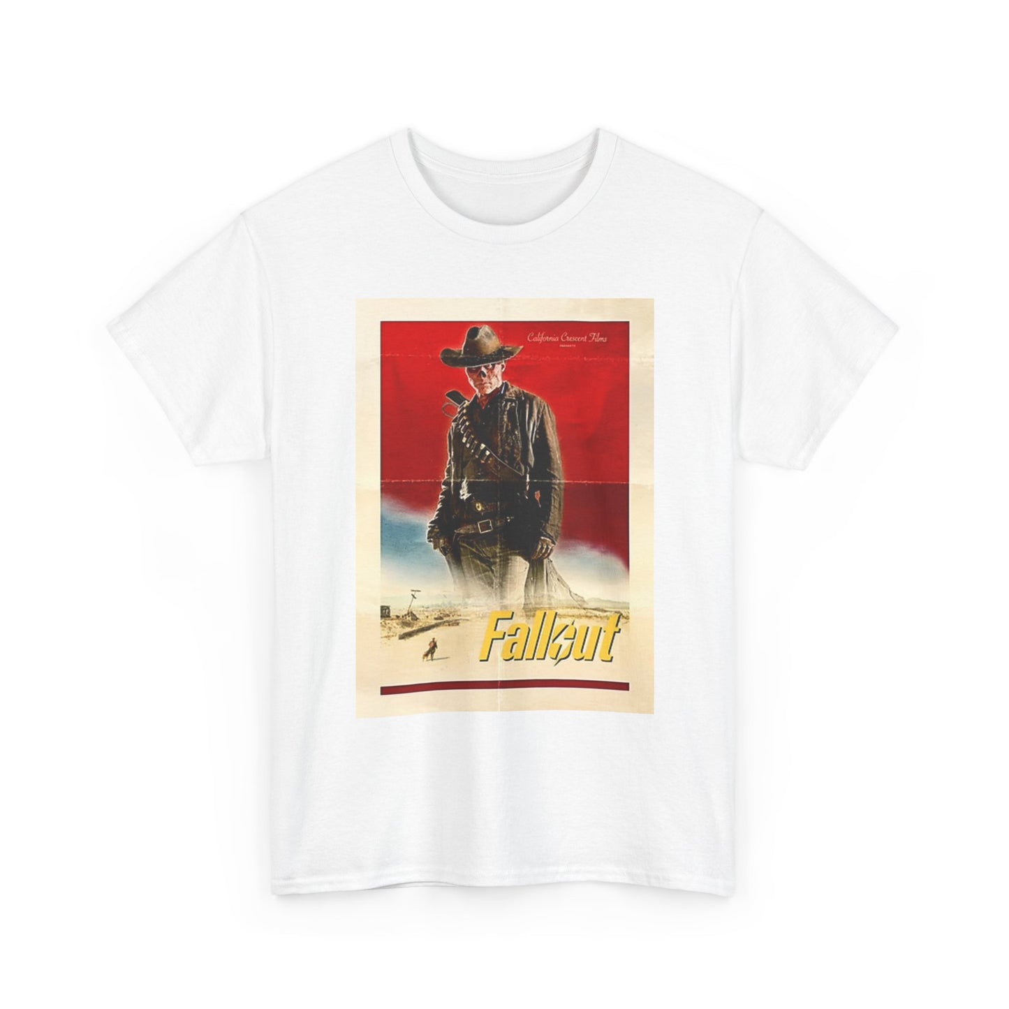 Fallout T Shirt Retro Tv Series Unisex Heavy Cotton Tee