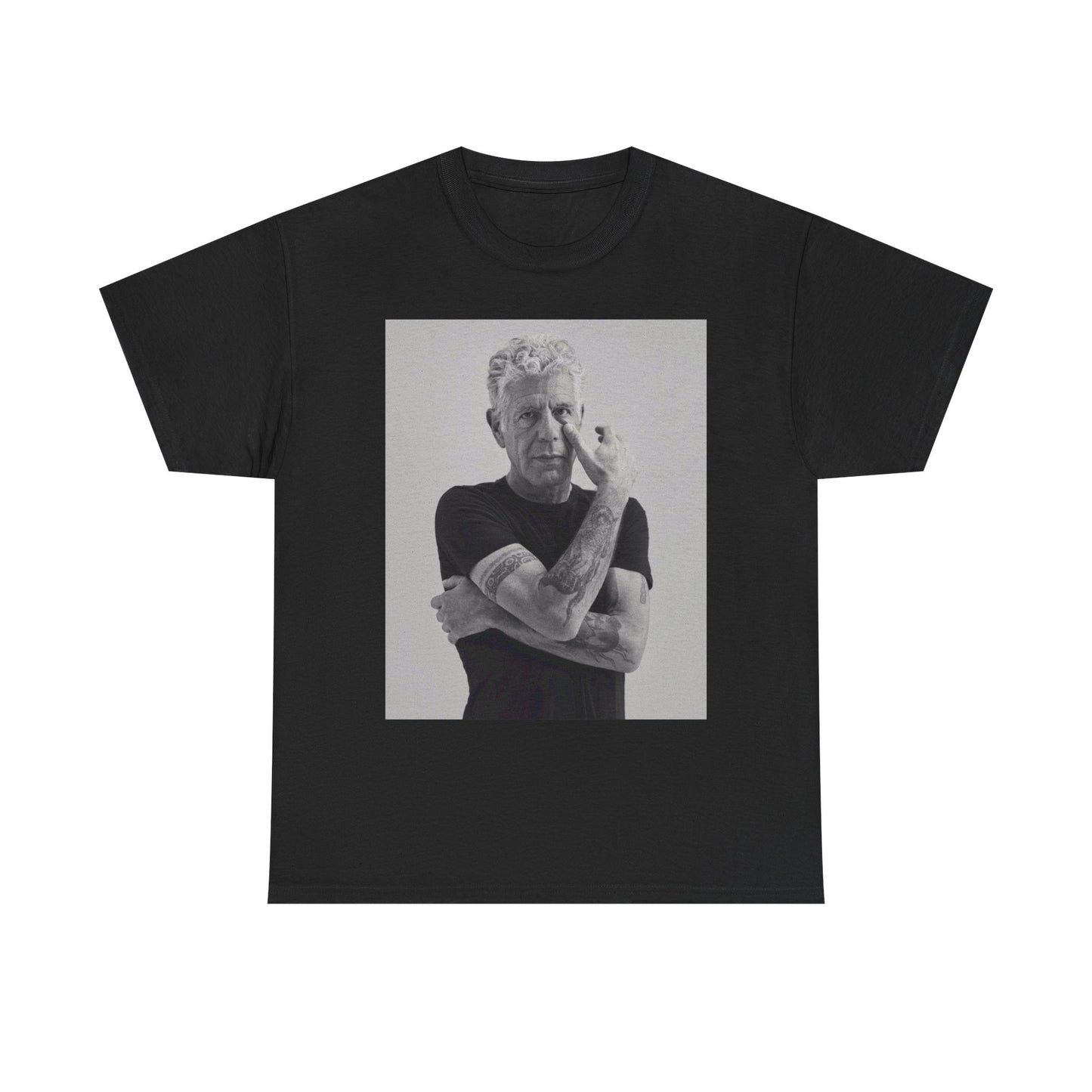 Anthony Bourdain Shirt New York Chef Vintage Graphic Unisex Heavy Cotton Tee