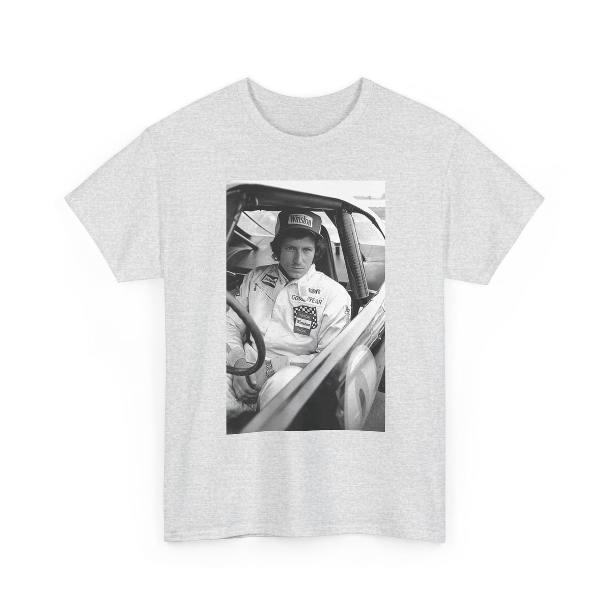 Dale Earnhardt Vintage Racing Graphic Retro Unisex Heavy Cotton Tee