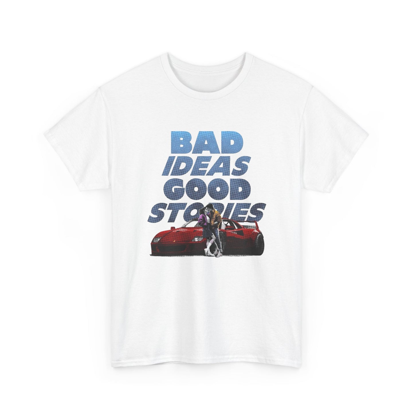 Good Idea Bad Stories Graphic T Shirt NEW ADULT Unisex Heavy Cotton Tee