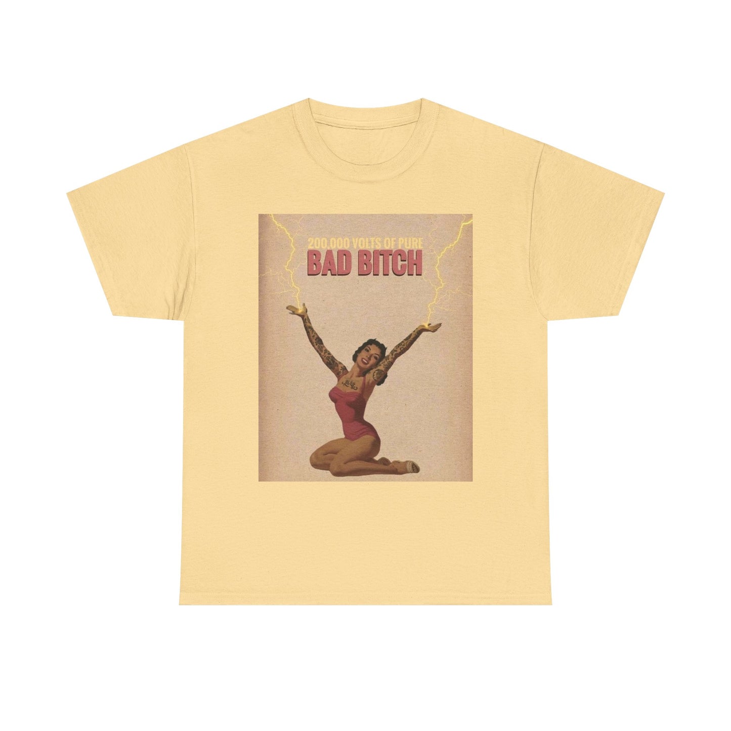 Bad Bitch Graphic T-Shirt Womens Comfy Cotton Tee NEW
