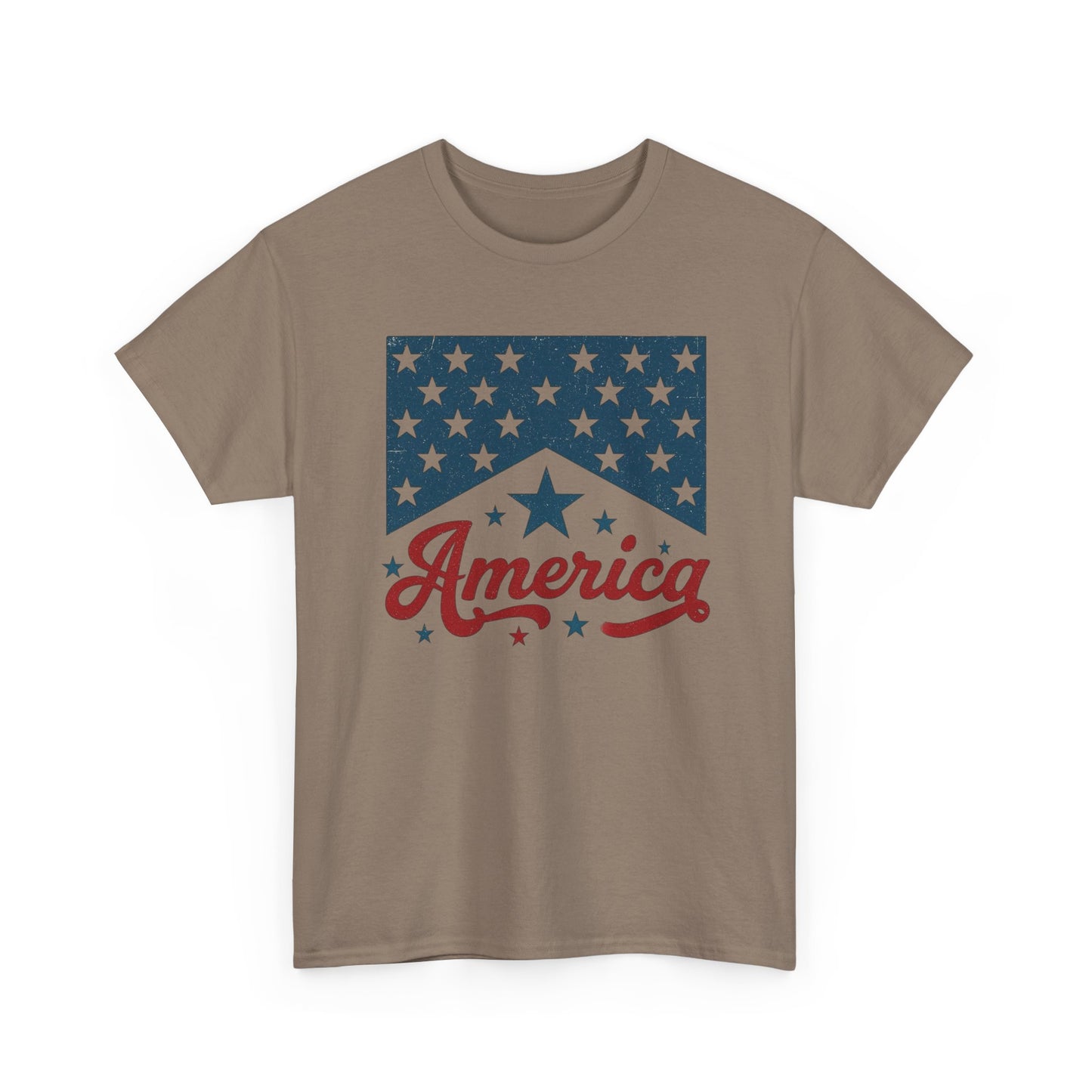 America USA Graphic T Shirt Unisex Heavy Cotton Tee