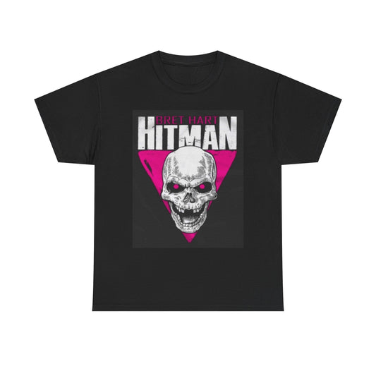 Bret Hart Hitman Graphic T Shirt Vintage Wrestling Heavy Cotton Tee