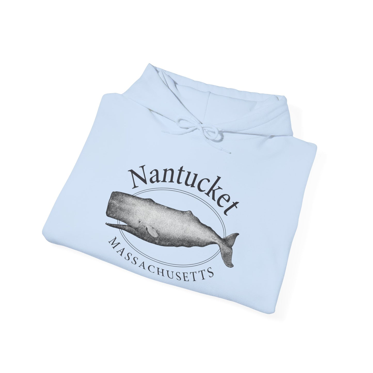Nantucket Massachusetts Graphic Hoodie Unisex Heavy Blend™ Hooded Sweatshirt