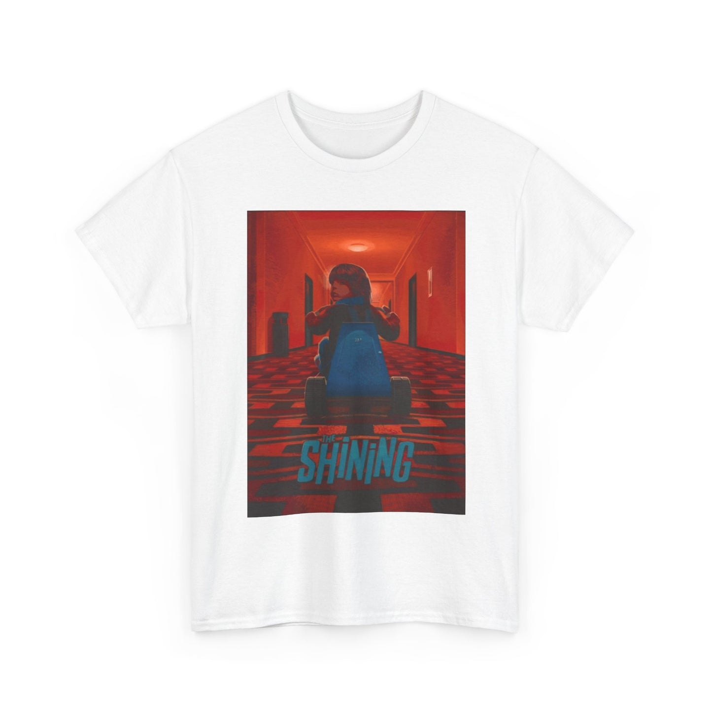 The Shining Movie Poster T Shirt Vintage Horror Retro Unisex Heavy Cotton Tee