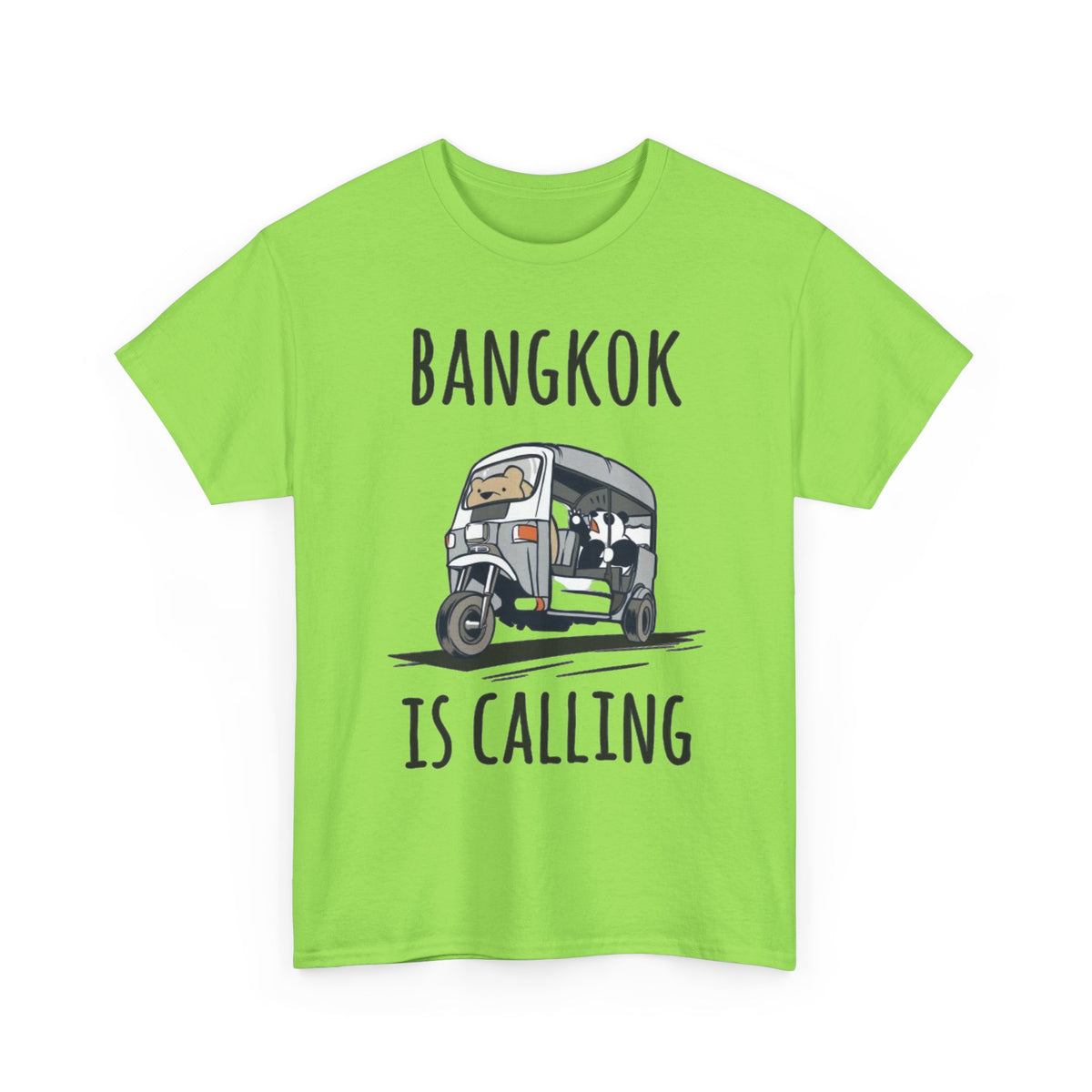 Bangkok Is Calling Tuk Tuk T-Shirt Men's Graphic Tee Thailand