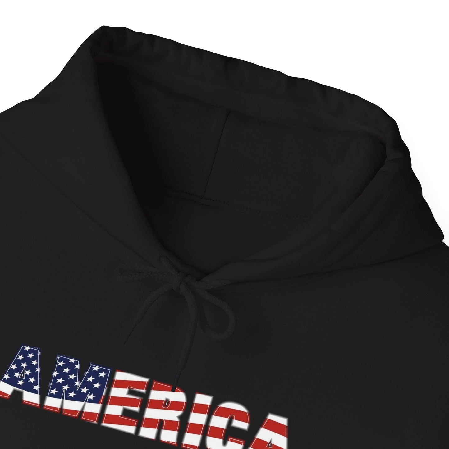 American Flag USA Retro Graphic Hoodie Men's Heavy Blend™ Hooded Sweatshirt