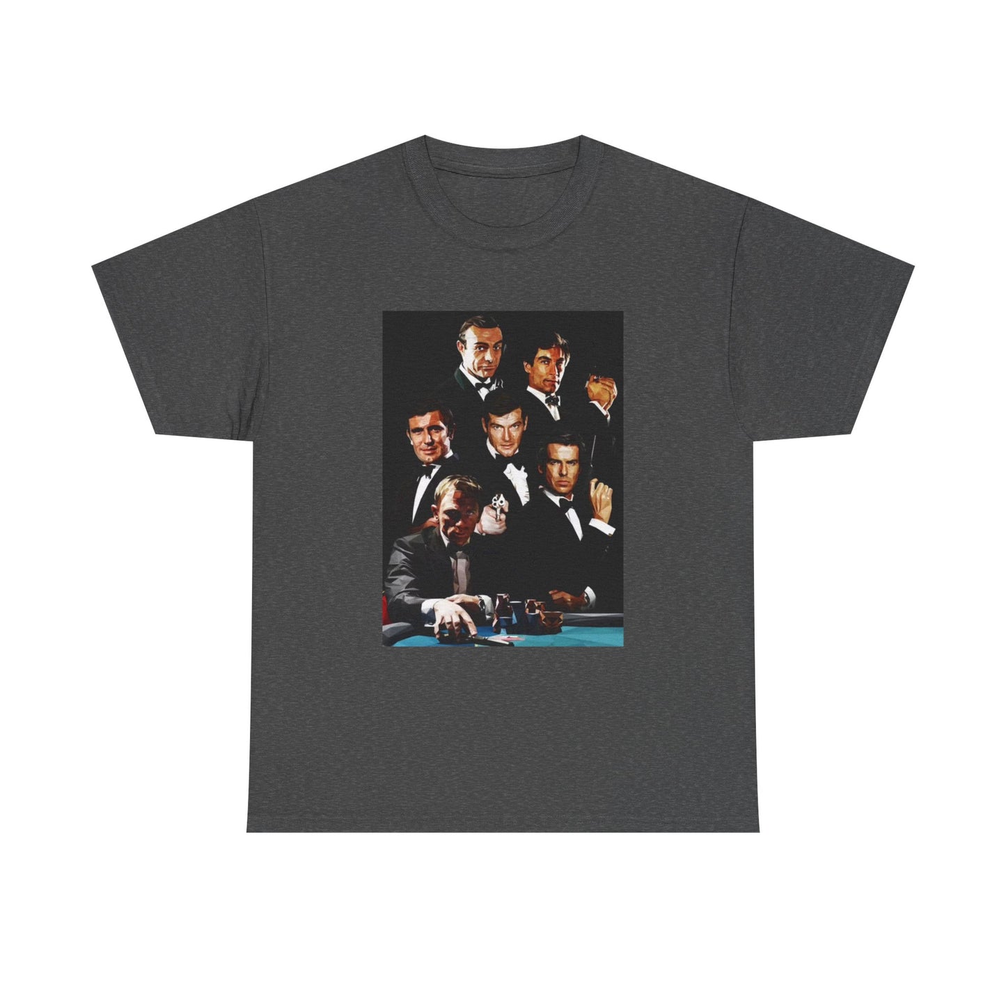 James Bond T-shirt Vintage Bond Collection Merch Unisex Heavy Cotton Tee