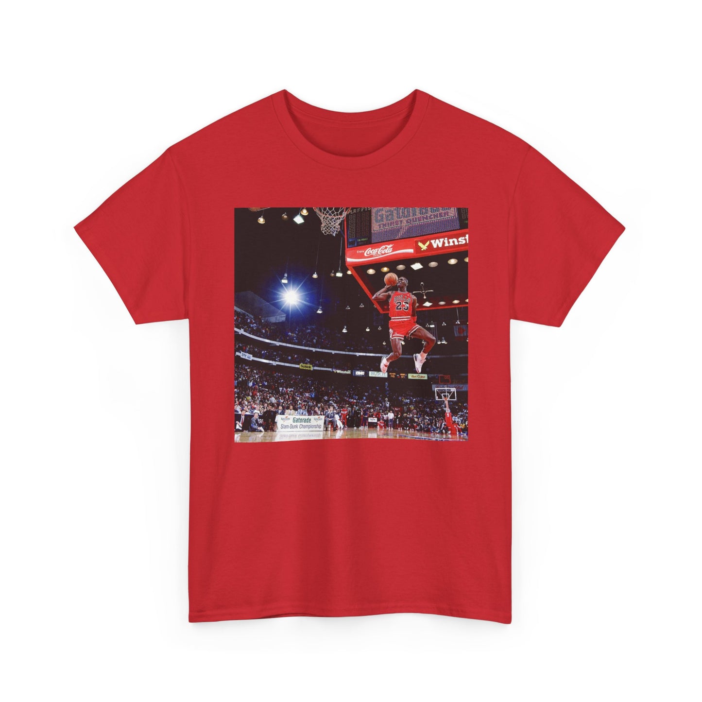 Michael Jordan Graphic T Shirt Retro Dunk Contest Unisex Heavy Cotton Tee