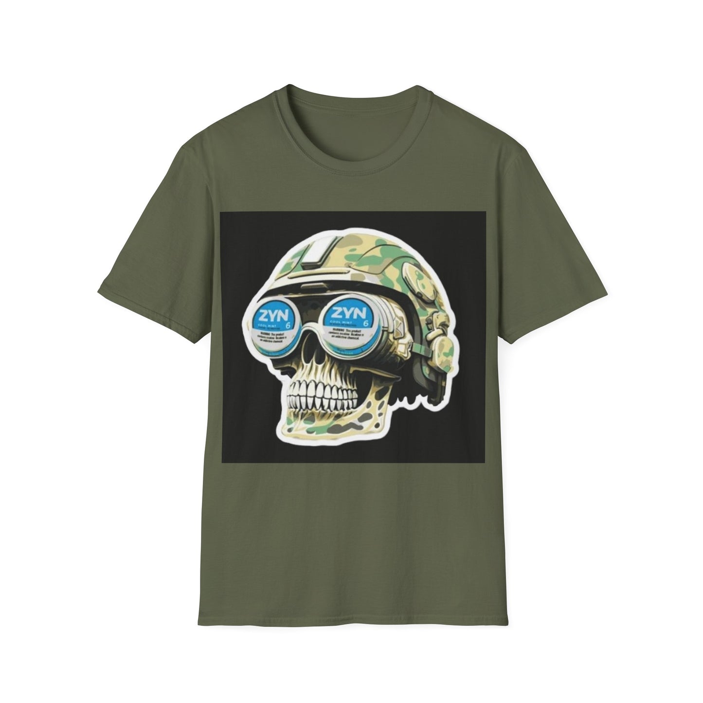 ZYN shirt pouch American Camo zyn pouch tucker trump vintage Softstyle T-Shirt