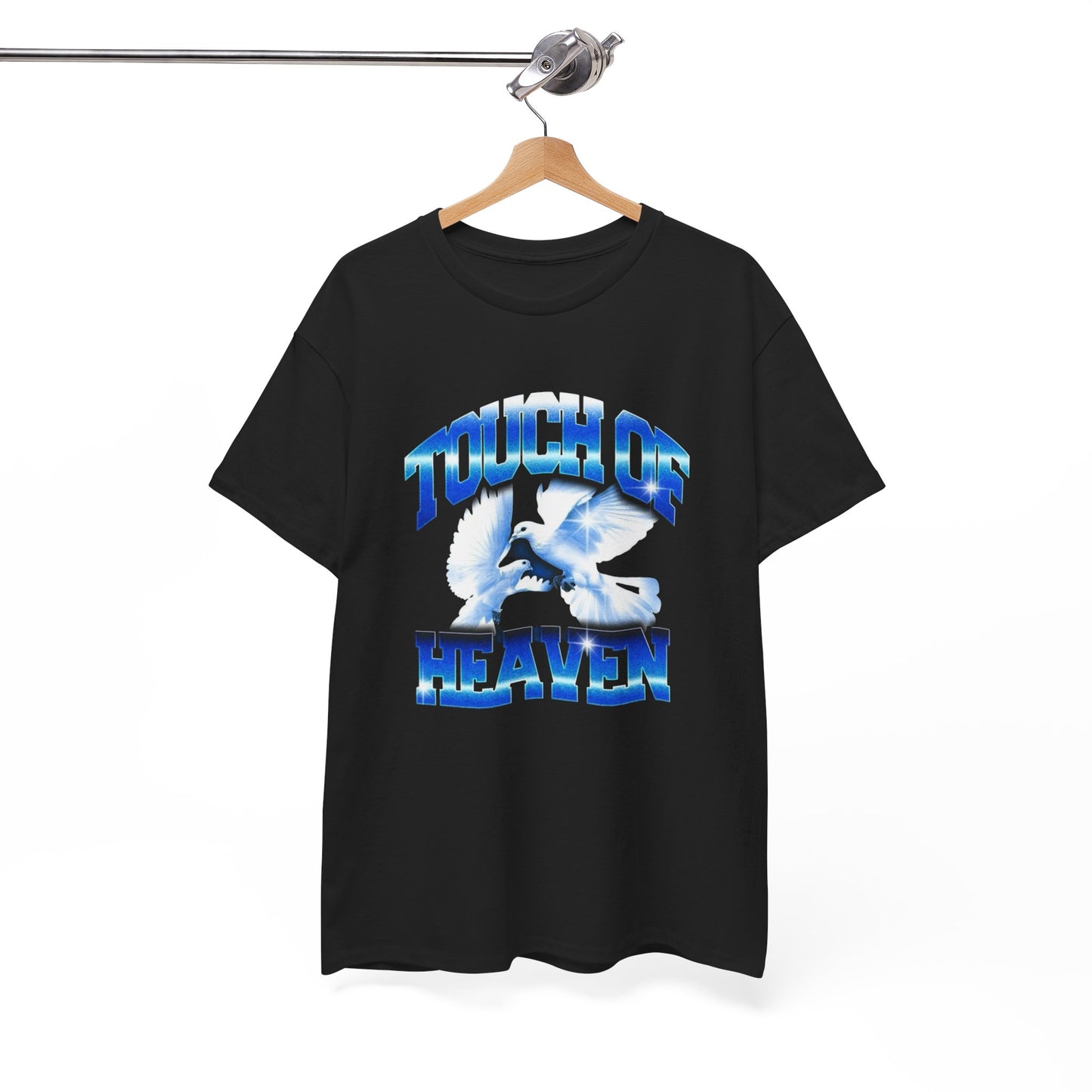 A Touch Of Heaven Retro 90's Graphic T Shirt Unisex Heavy Cotton Tee