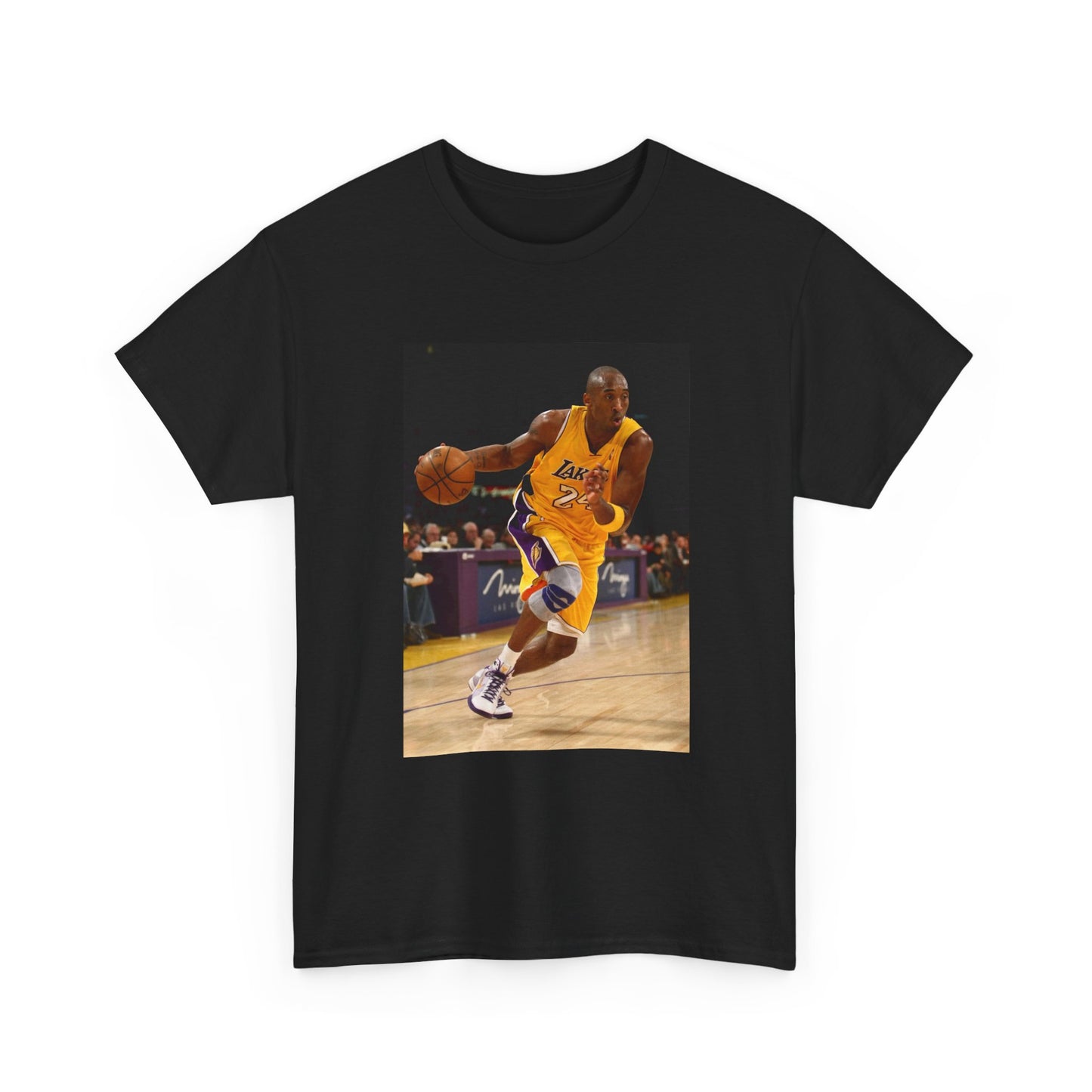 Kobe BasketBall Tshirt Vintage Lakers Retro Dunk Unisex Heavy Cotton Tee LA Cali