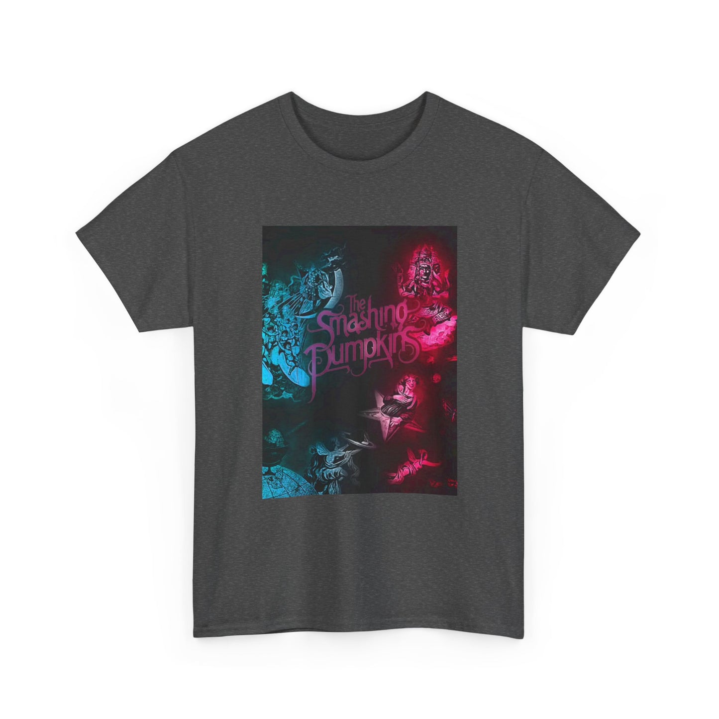 The Smashing Pumpkins Tshirt Vintage Merch Neon Unisex Heavy Cotton Tee