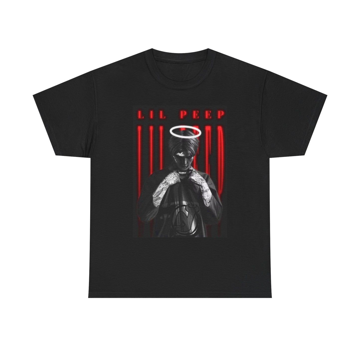 Lil peep Graphic T Shirt Retro Rap Soundcloud Unisex Heavy Cotton Tee