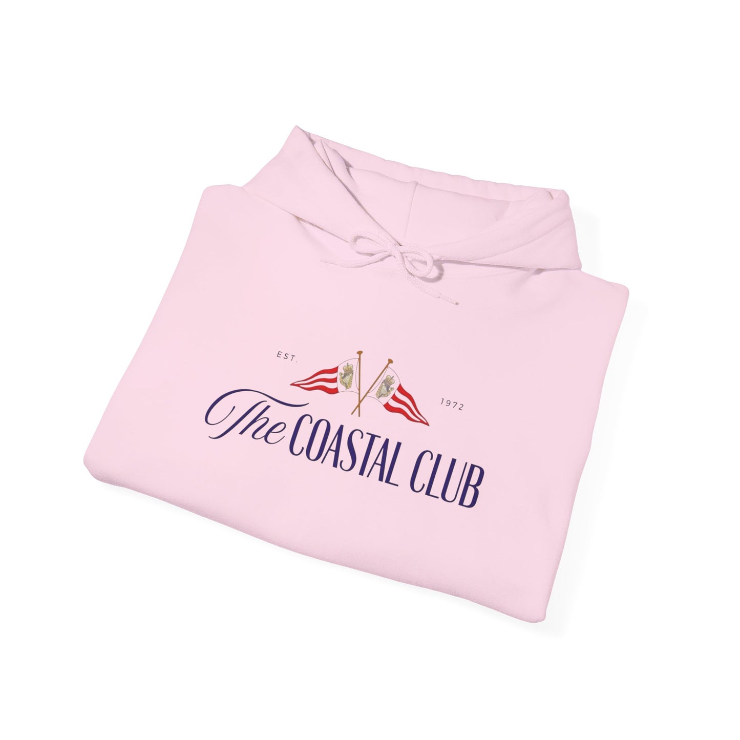 The Coastal Club Retro Graphic Hoodie Unisex Heavy Blend™ Hooded Sweatshirt