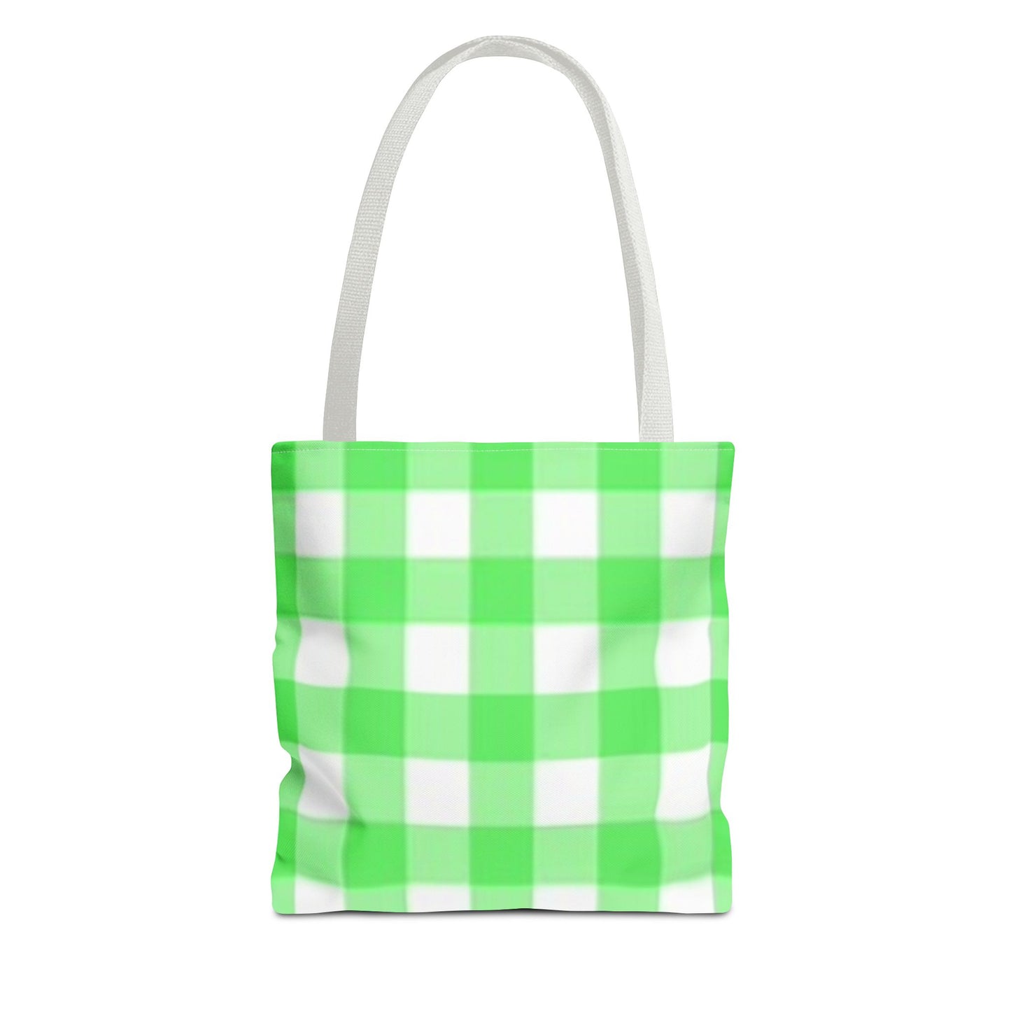 Green Checkered Multi Color BRAND NEW MODERN Tote Bag (AOP)