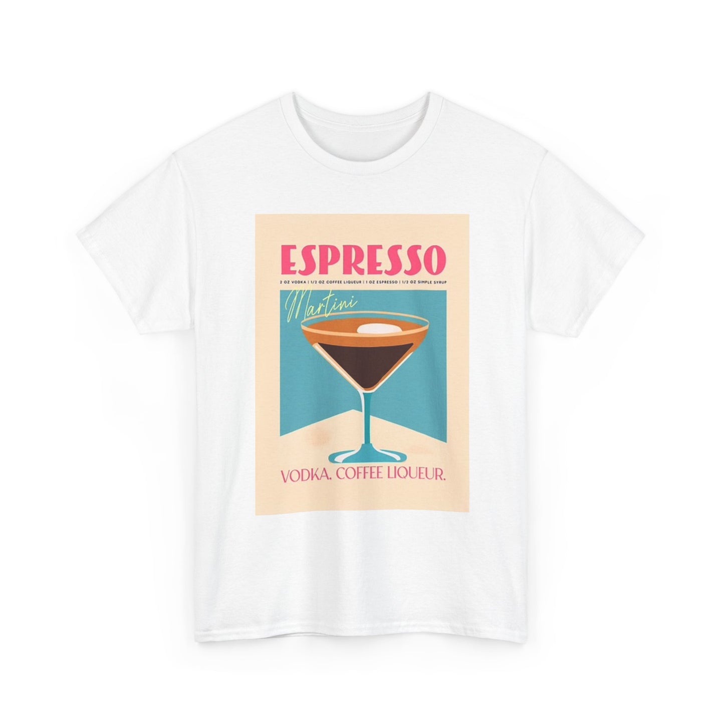 Espresso Martini T Shirt BRAND NEW Apparel Unisex Graphic Tee USA