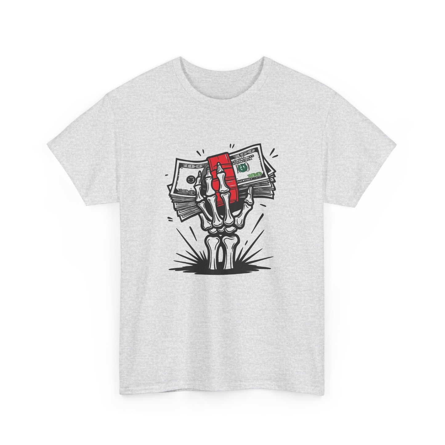 Dead Rich From The Grave Graphic T Shirt Unisex Heavy Cotton Tee
