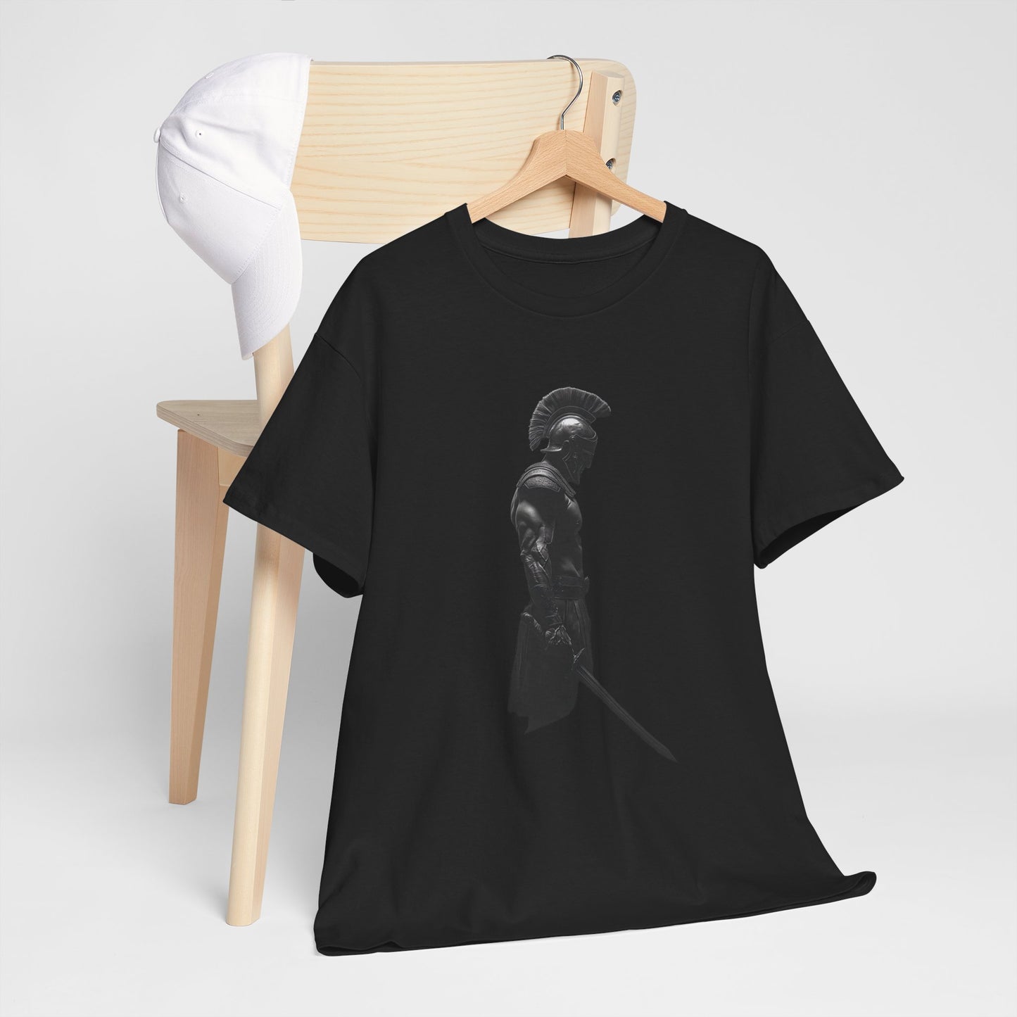 Spartan Warrior Graphic T Shirt Unisex Heavy Cotton Tee